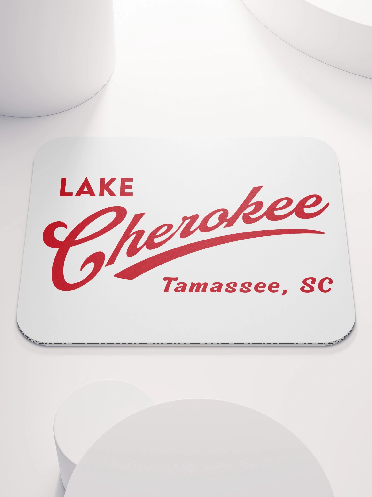 Lake Cherokee Swoosh Mousepad product image (1)
