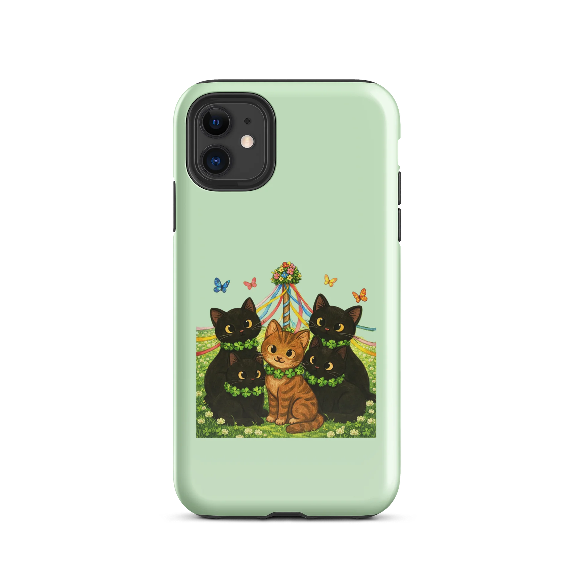 Cat brigade spring Tough iPhone® Case product image (2)