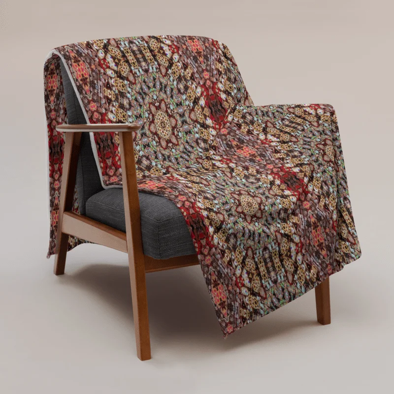Ornamental Mosaic Throw Blanket product image (2)