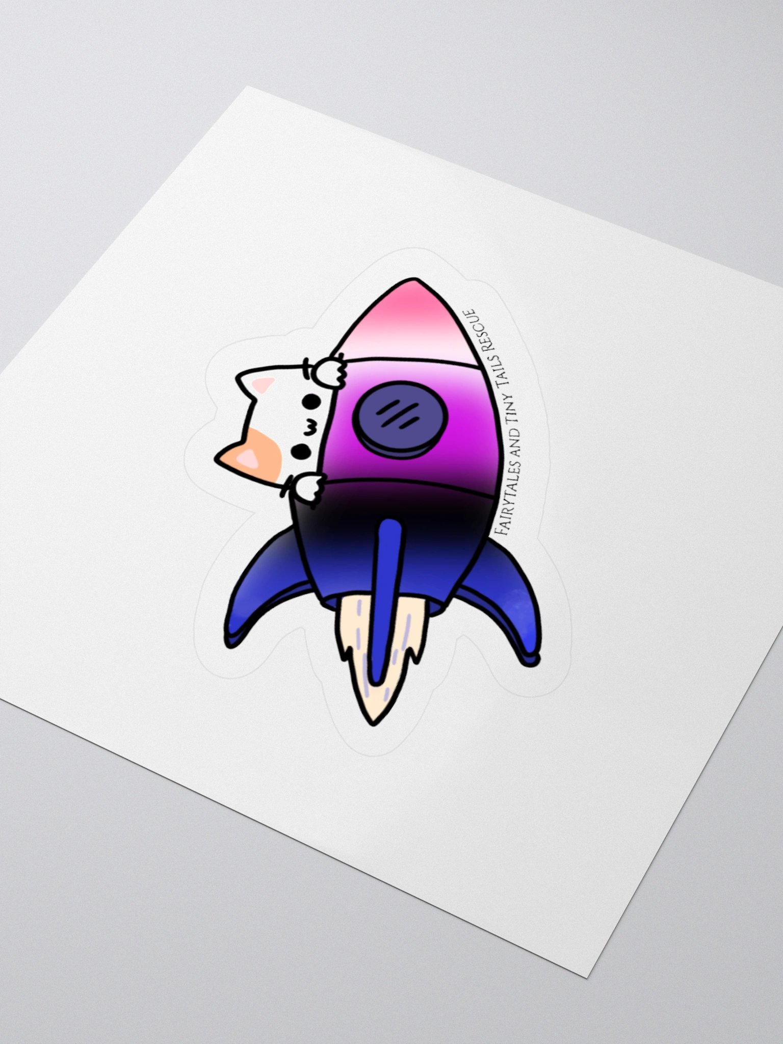 Bi Pride Rocket Cat product image (8)