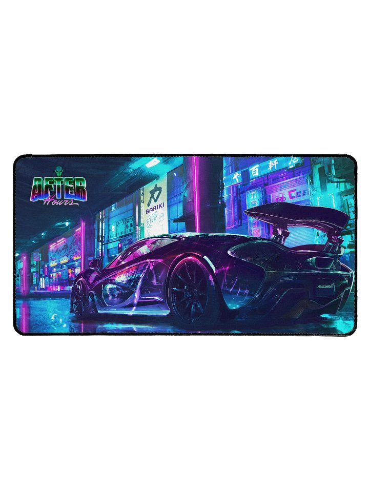 SolidCast AfterHours Neon Desk Mat 15.5" x 31.5" product image (1)