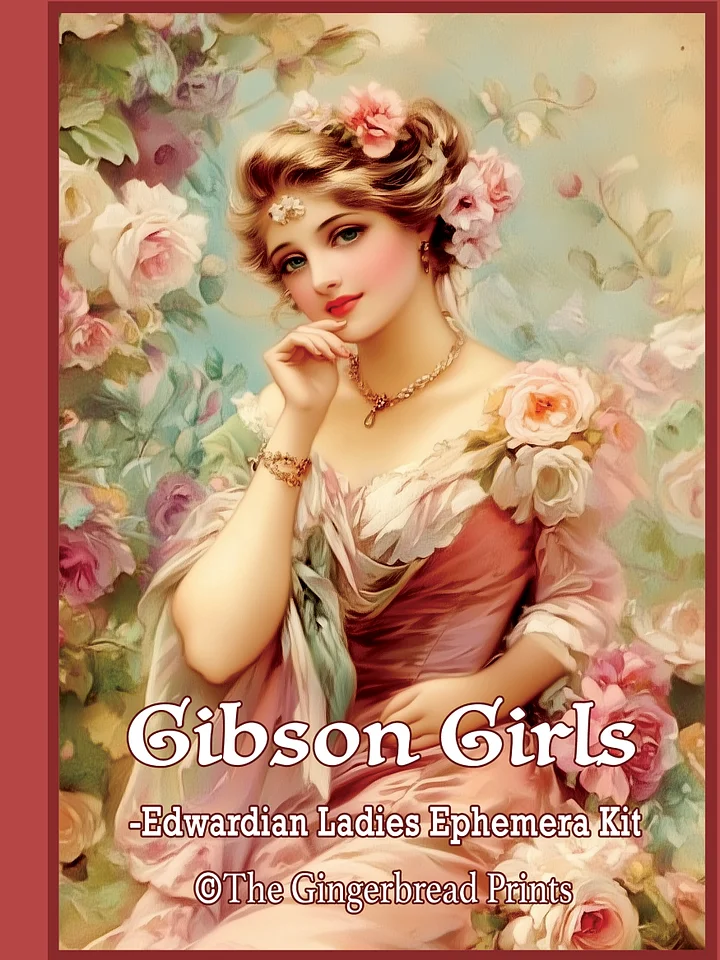 Gibson Girls Ephemera Kit PDF Journal Download product image (1)