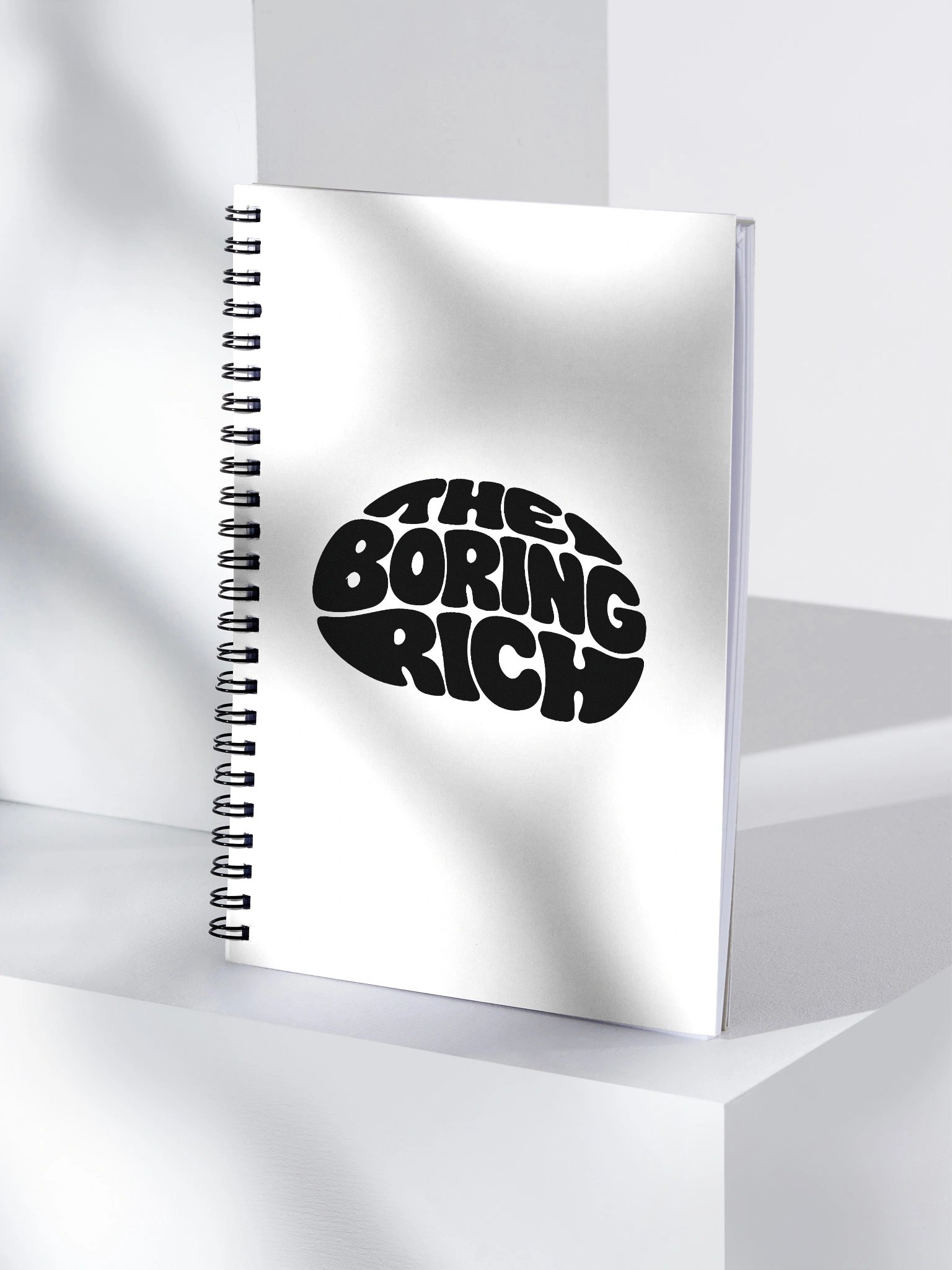 The Boring Rich Spiral Notebook product image (4)