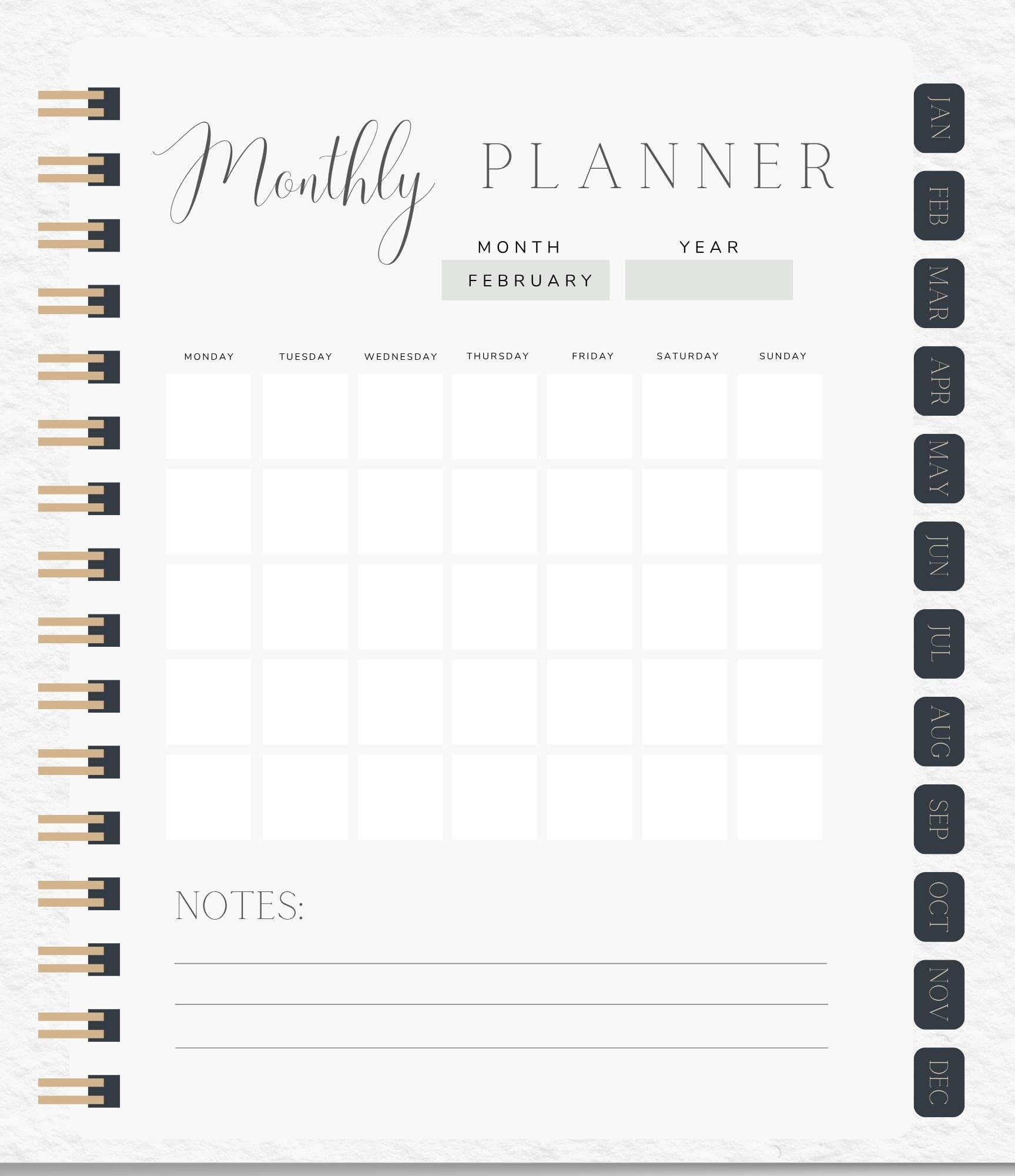 The "Doing My Best" Monthly Planner for Moms product image (4)
