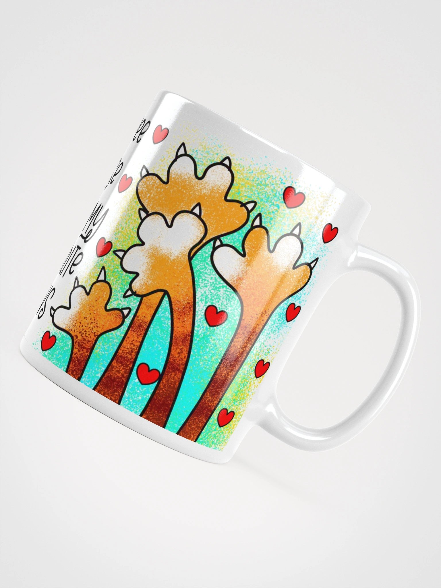 Hand Drawn Cat Coffee Pause Mug product image (11)