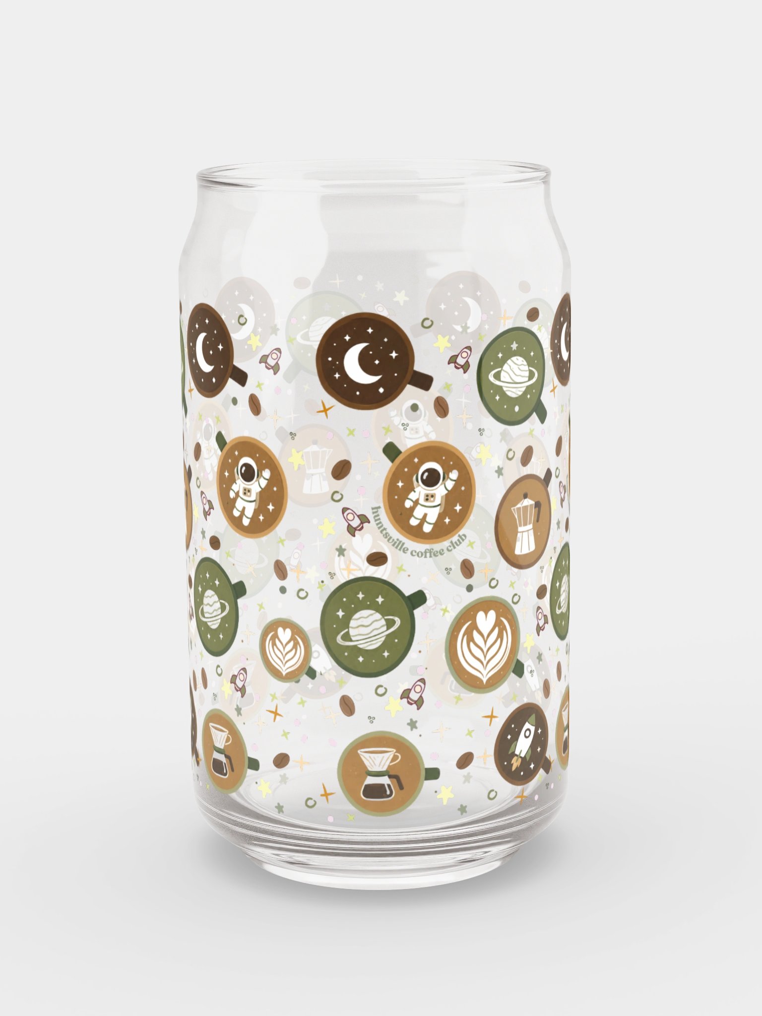HuntsvilleCoffeeClub Can Glass product image (8)