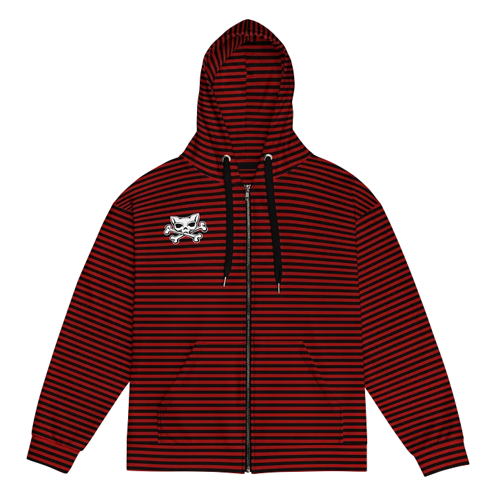 Blaque and Red Stripped Hoodie product image (1)