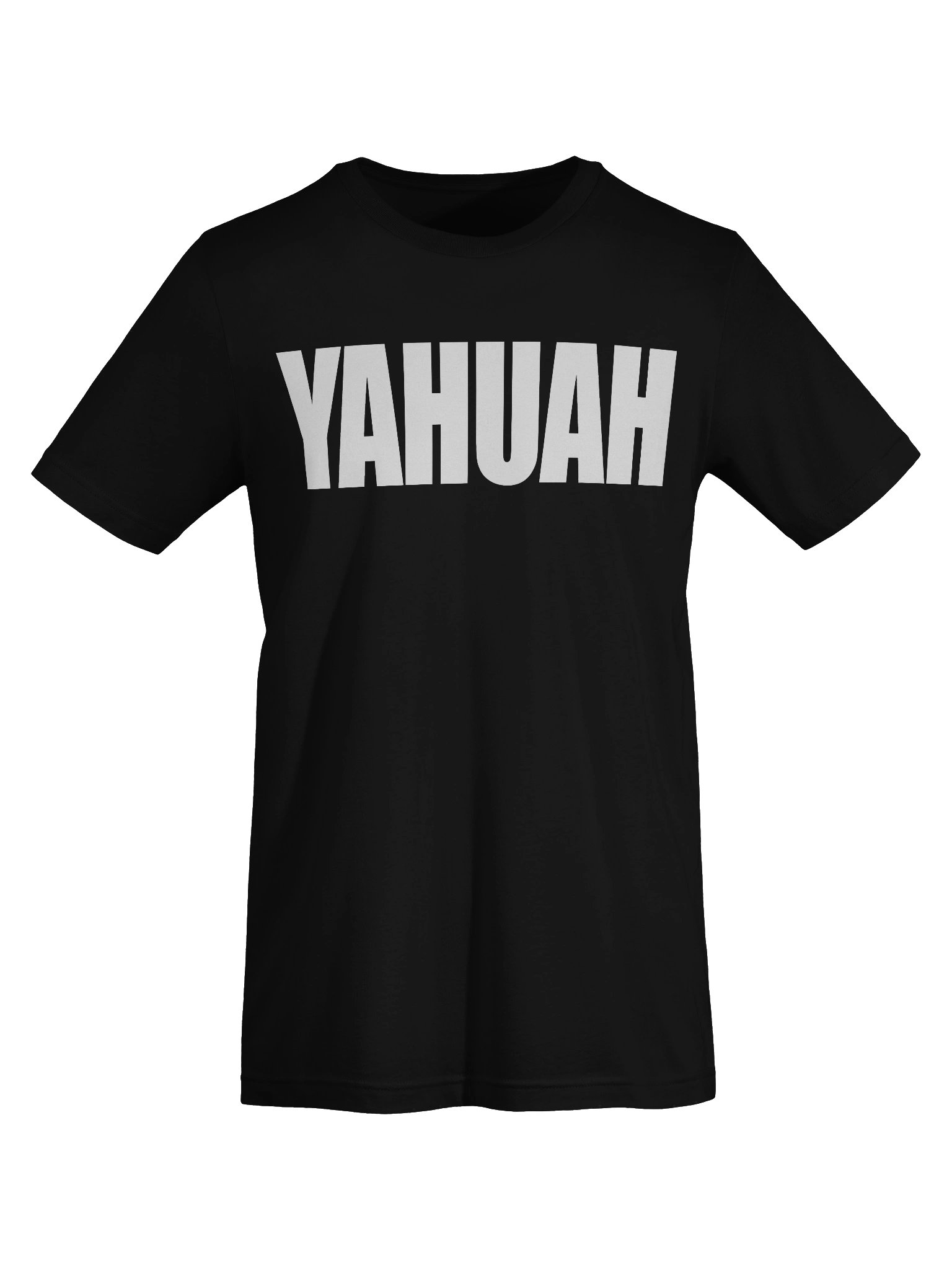 YAHUAH Bold Letter T-Shirt | Sacred Name Hebrew Faith Apparel | Unisex Premium Cotton Tee product image (7)