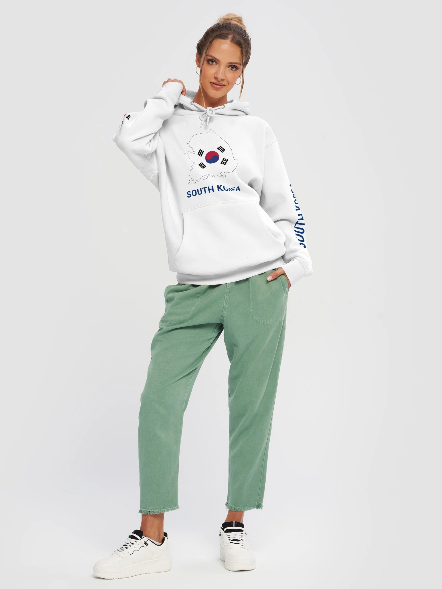 South Korea 2026 World Cup Flag Hoodie - Premium Unisex Hoodie product image (28)