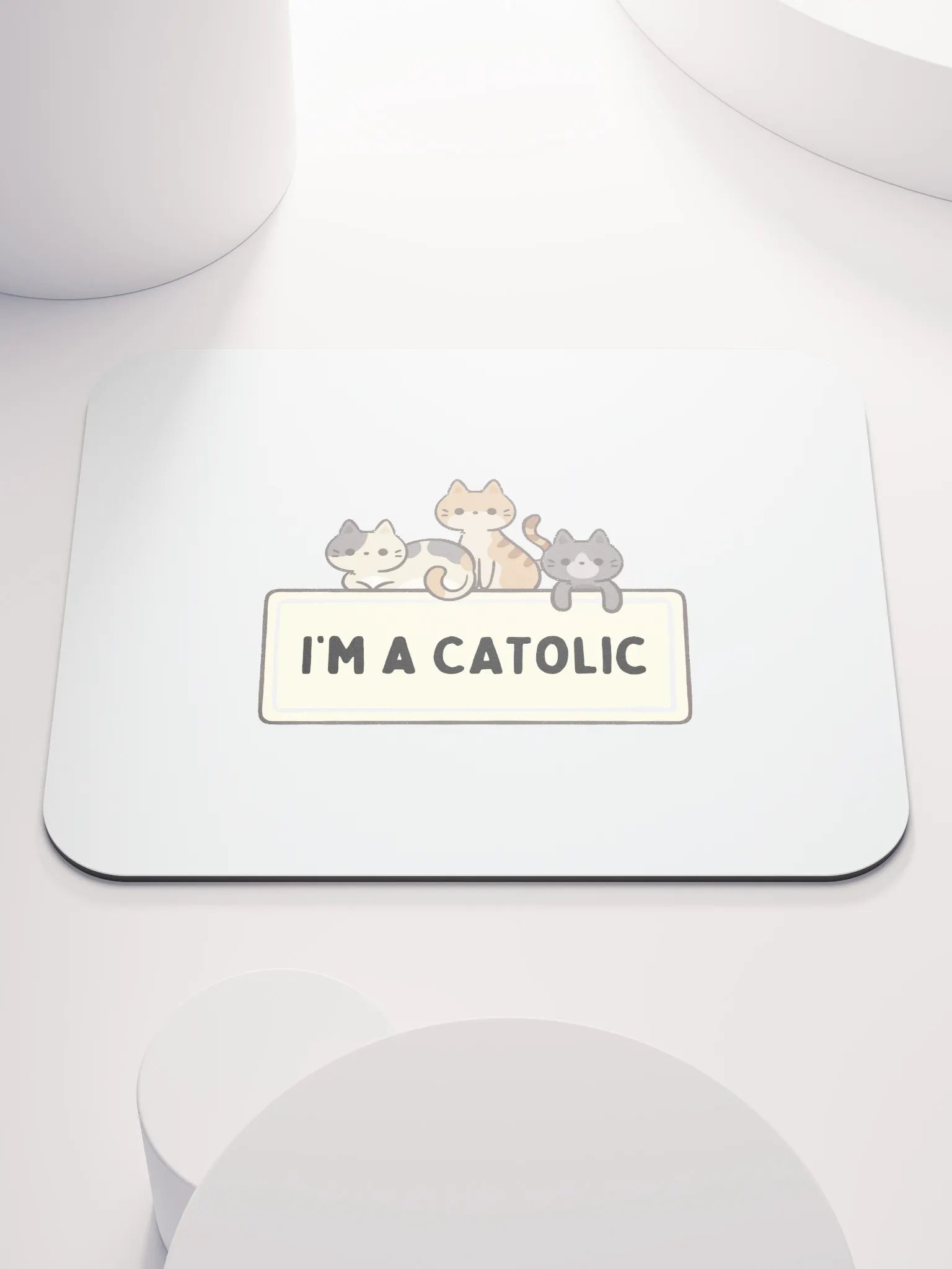 CATolic Cartoon Mouse Pad product image (1)