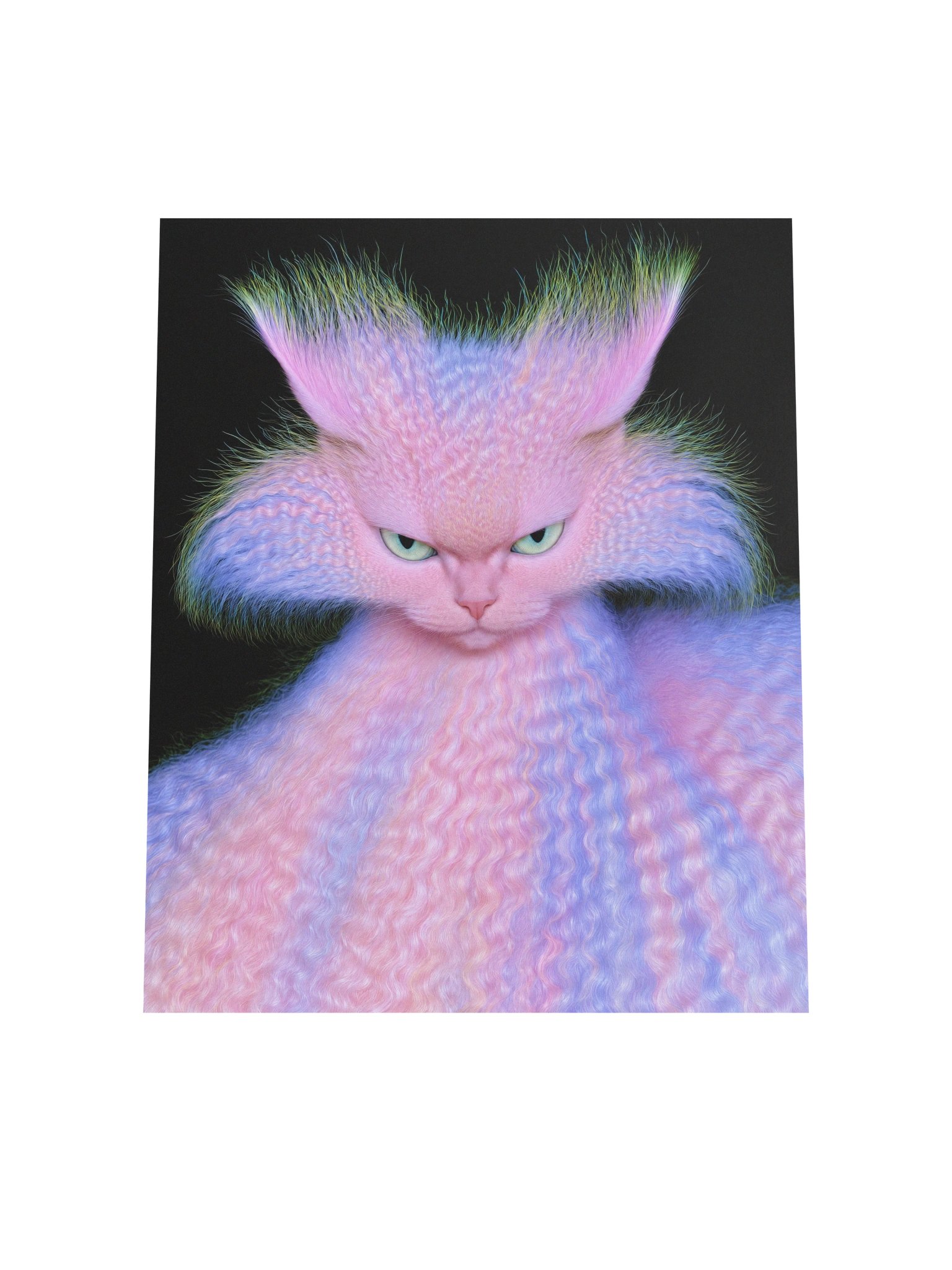 Aura Cat 003 Matte Paper Poster product image (4)