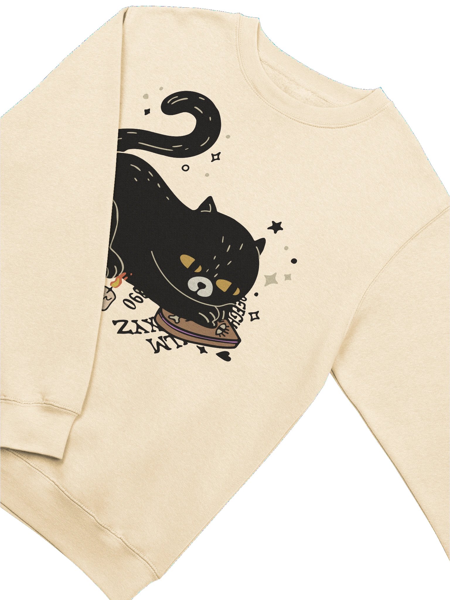 Supurrnatural Texting Crewneck Sweatshirt product image (2)