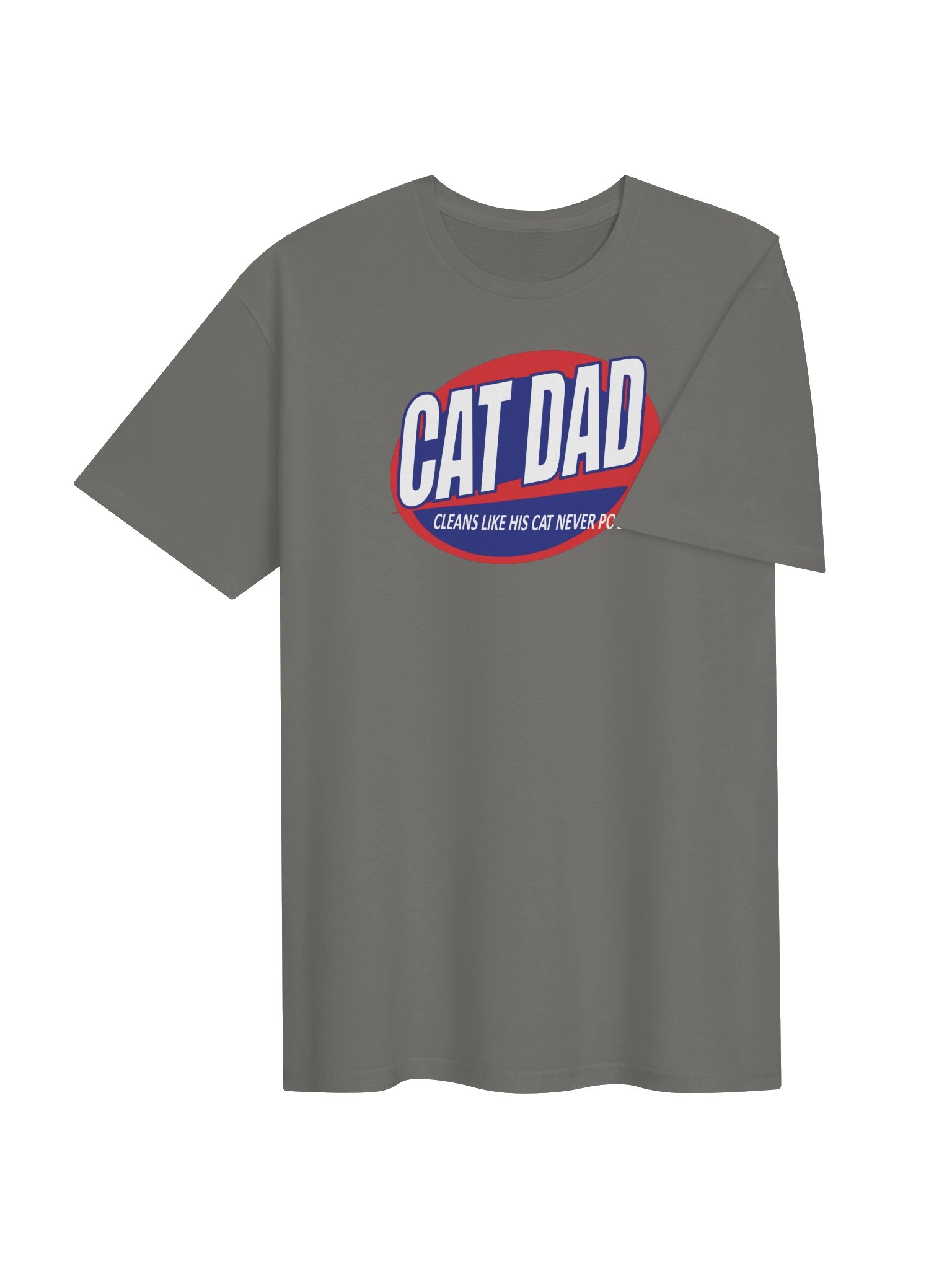 Cat Dad The Litter Box Cleaner - Unisex Adult Super Soft Lightweight T-shirt product image (3)
