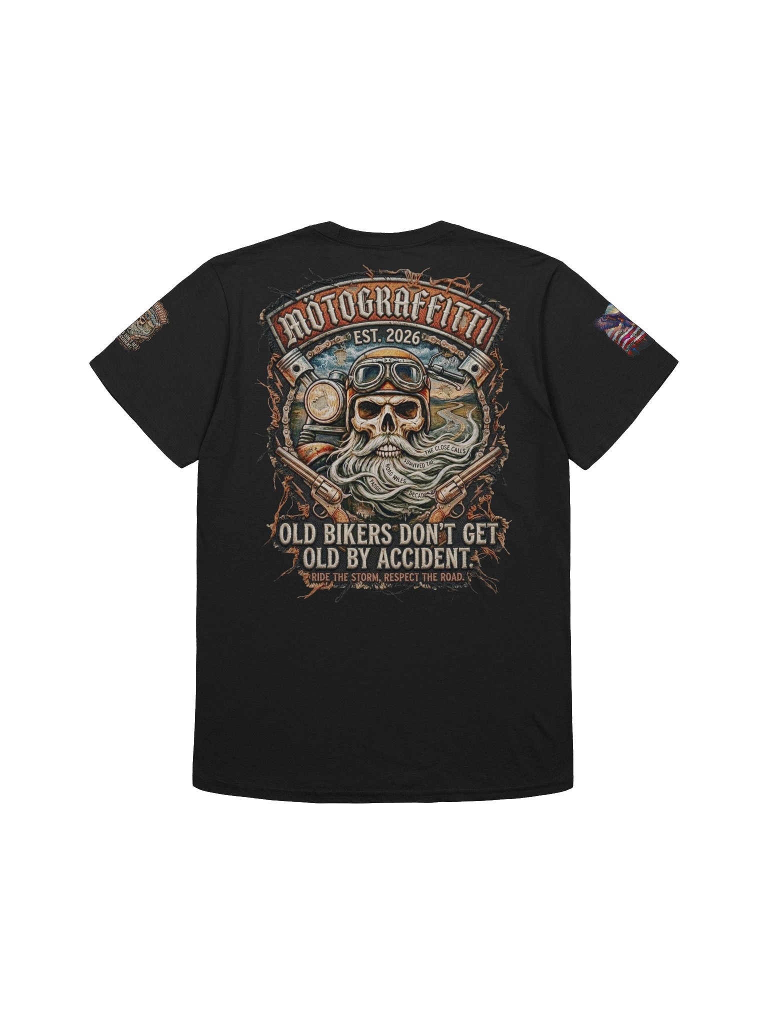 Old Men MötoGraffitti Gothic T-Shirt product image (2)