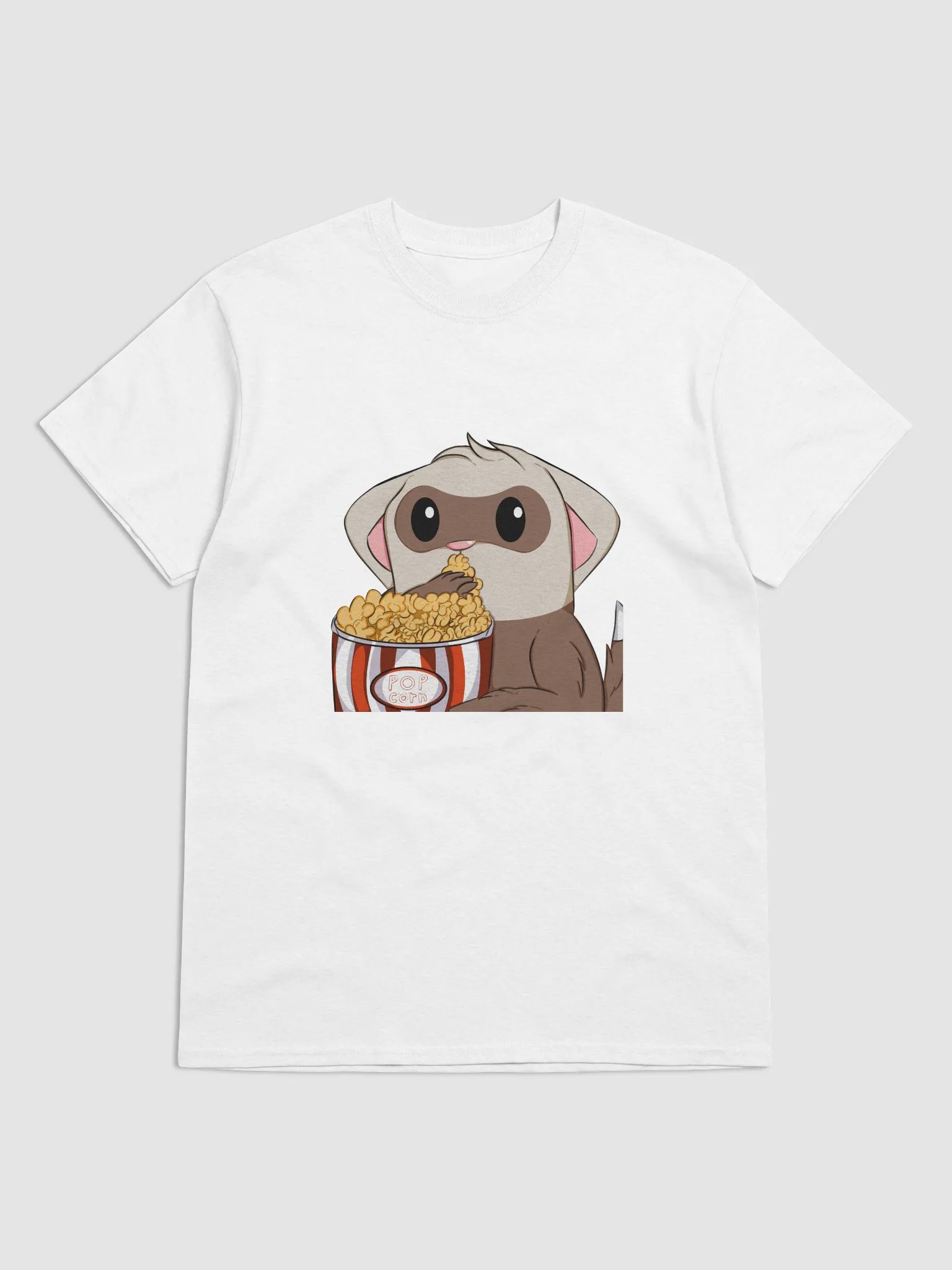 Ferret Popcorn Tee — Movie Night's Cutest Guest product image (11)