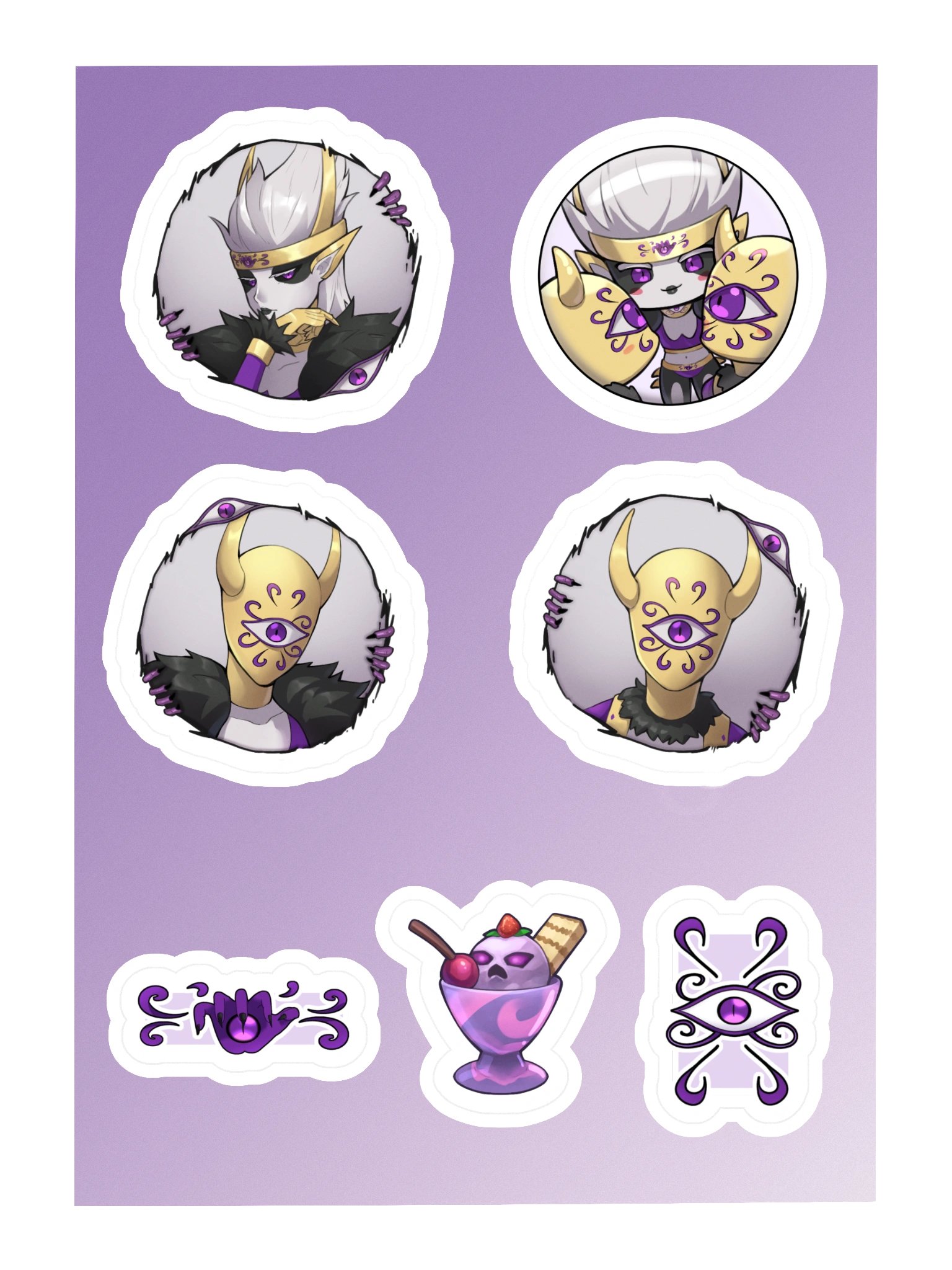 Hebridean: Arcana & Minions Sticker Sheet product image (1)