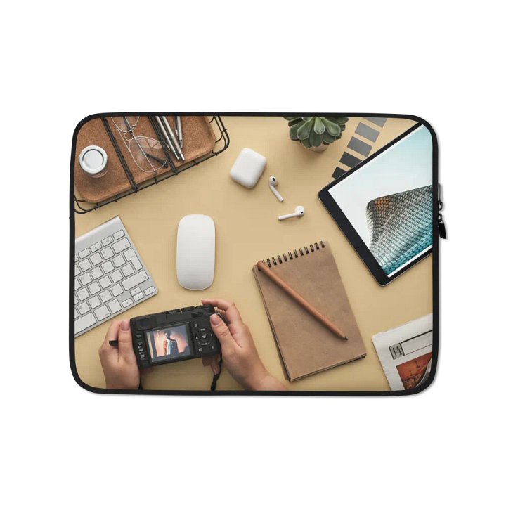 Geometric City Laptop Sleeve - Stylish Protection for Your Laptop with Modern Design product image (1)