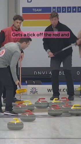 Bram with the redirect takeout in the Beker van België 2026 Final! 🥌 

Desperate Housekeepers vs Shrimps 19 - what a shot to ...