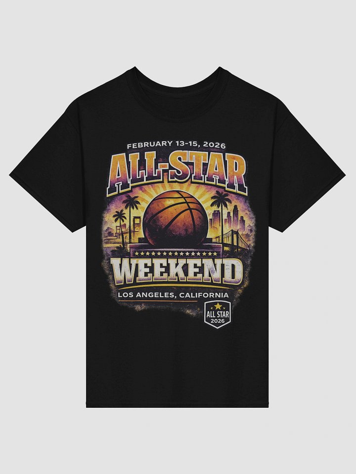 NBA All-Star Weekend 2026 Los Angeles T-Shirt - Official Style Basketball Graphic Tee product image (2)