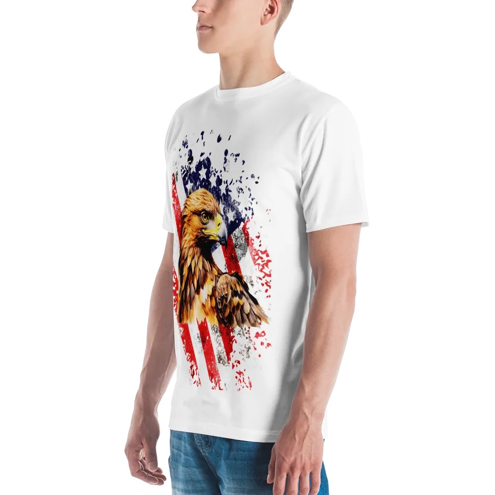 American Patriotic Eagle All-Over Print Tee product image (5)