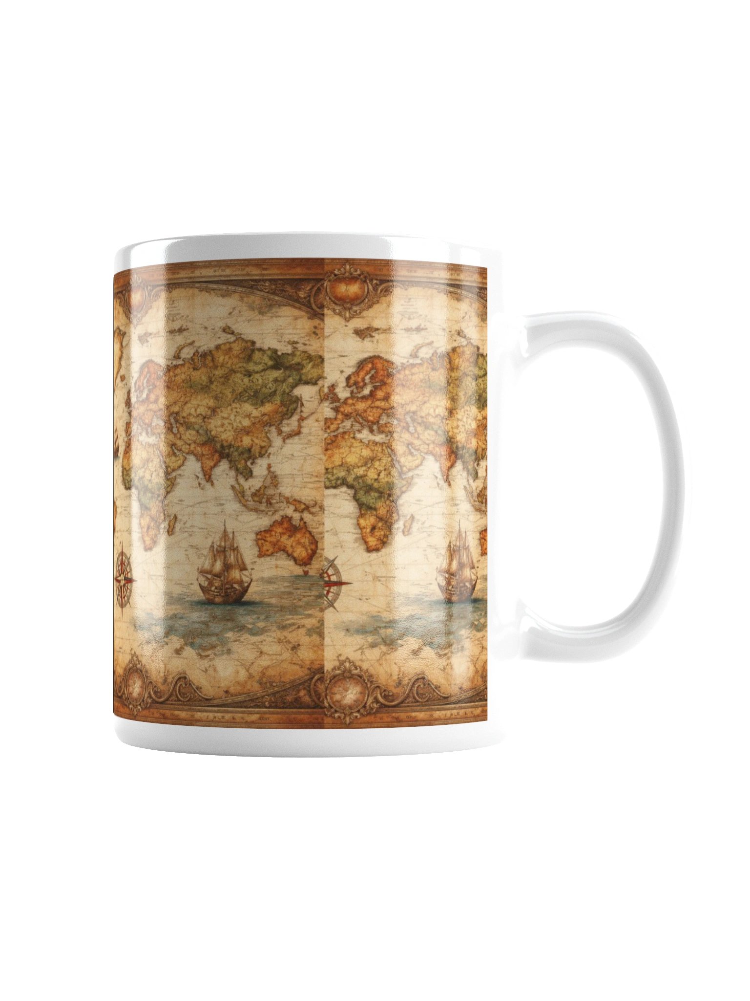 Ancient World Map Mug product image (4)