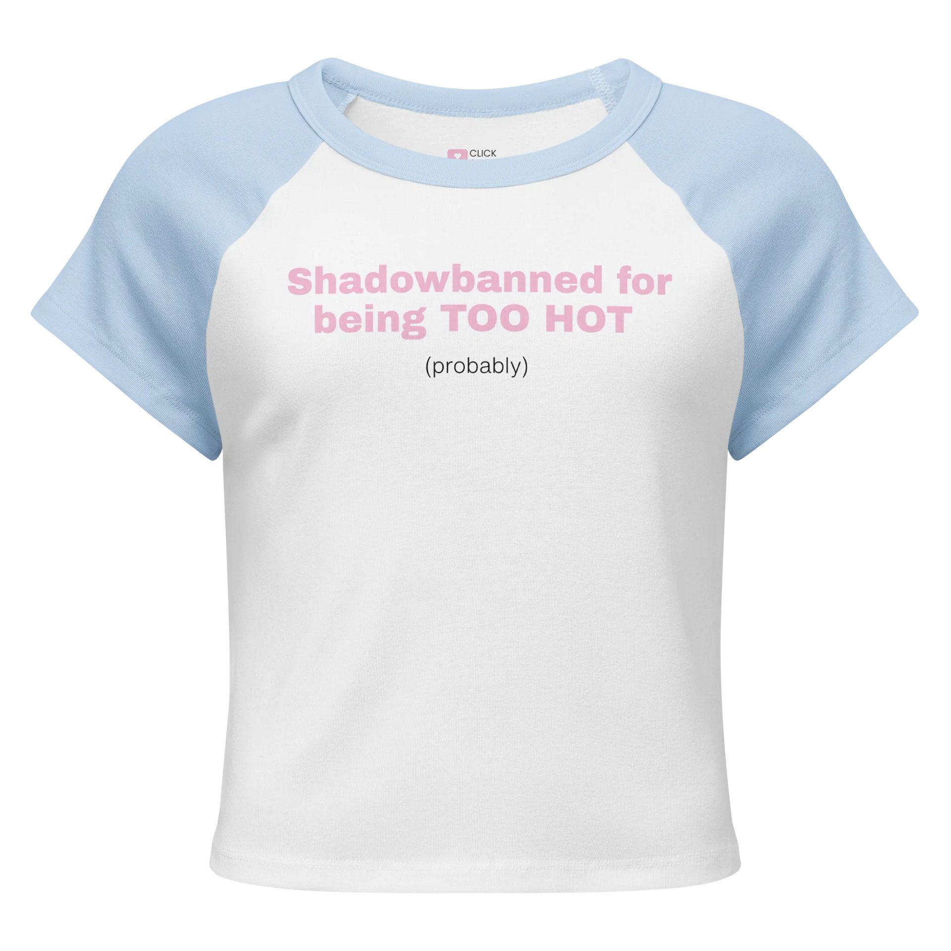 Shadowbanned for being TOO HOT (probably) Woman's Crop Top product image (1)