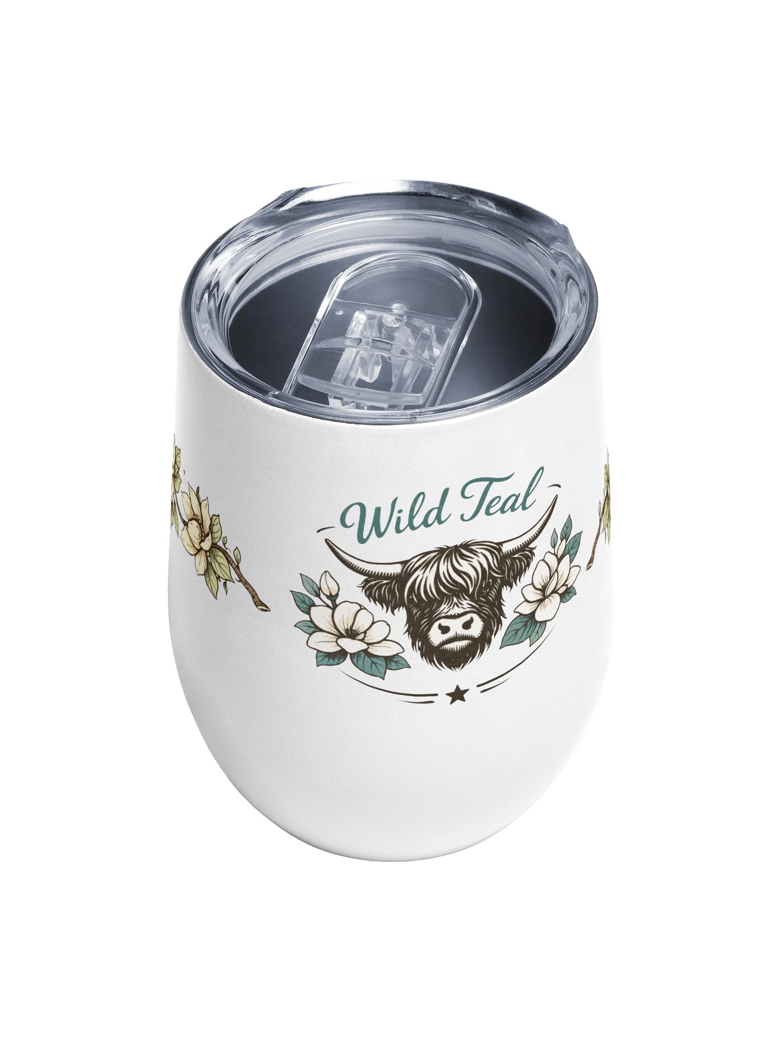 Wild Teal – Chasing Calm Wine Tumbler product image (4)
