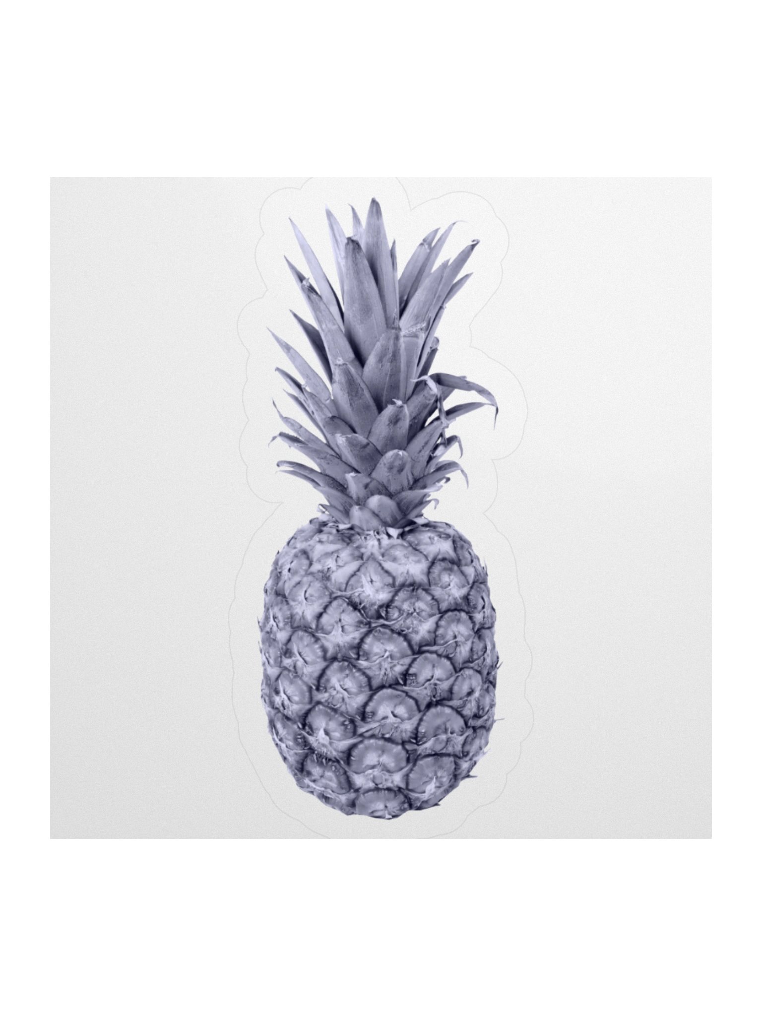 Monochrome Pineapple Sticker product image (2)