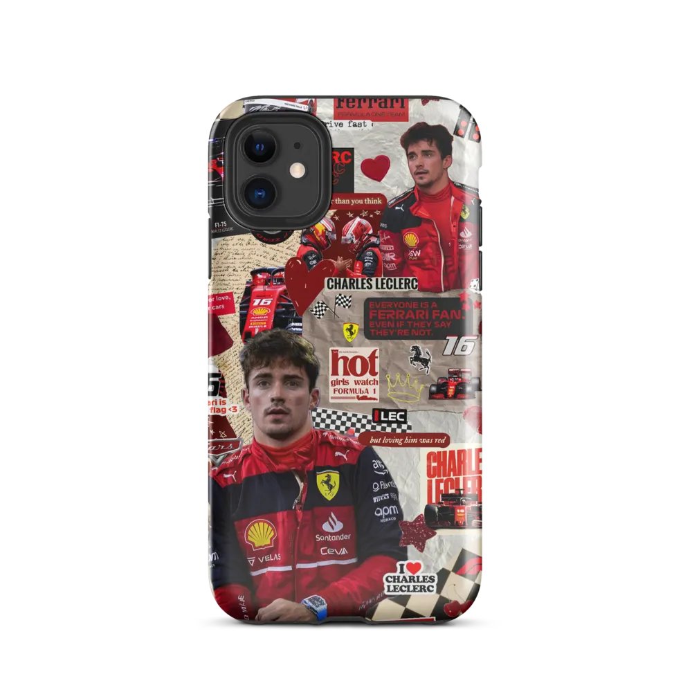 Leclerc x Ferrari Racing iPhone® Tough Case product image (24)