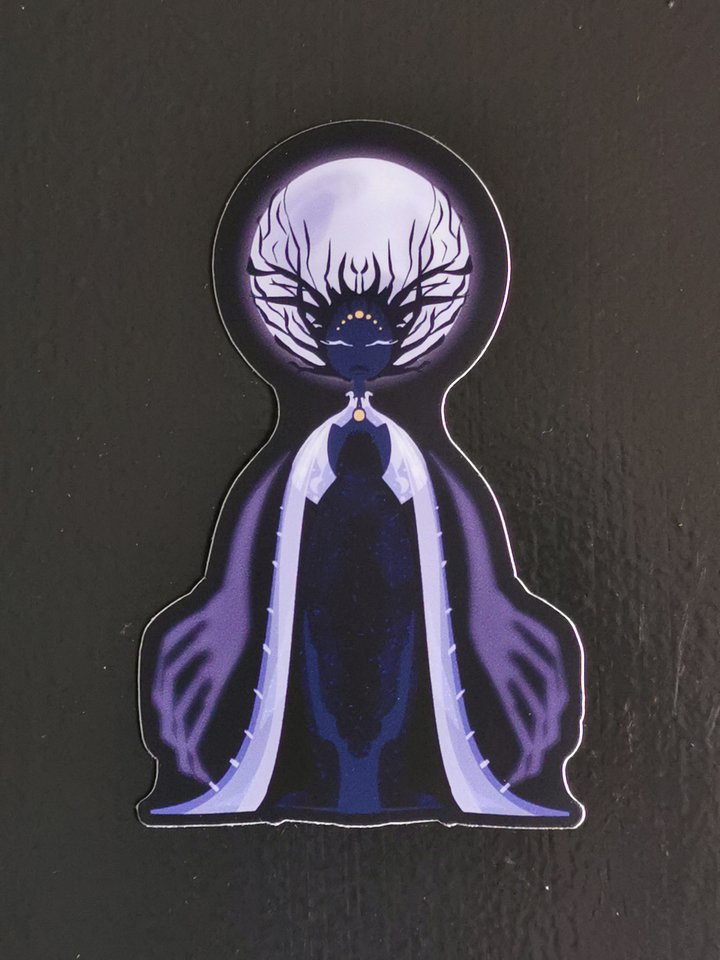 Moon Goddess Vinyl Sticker product image (1)