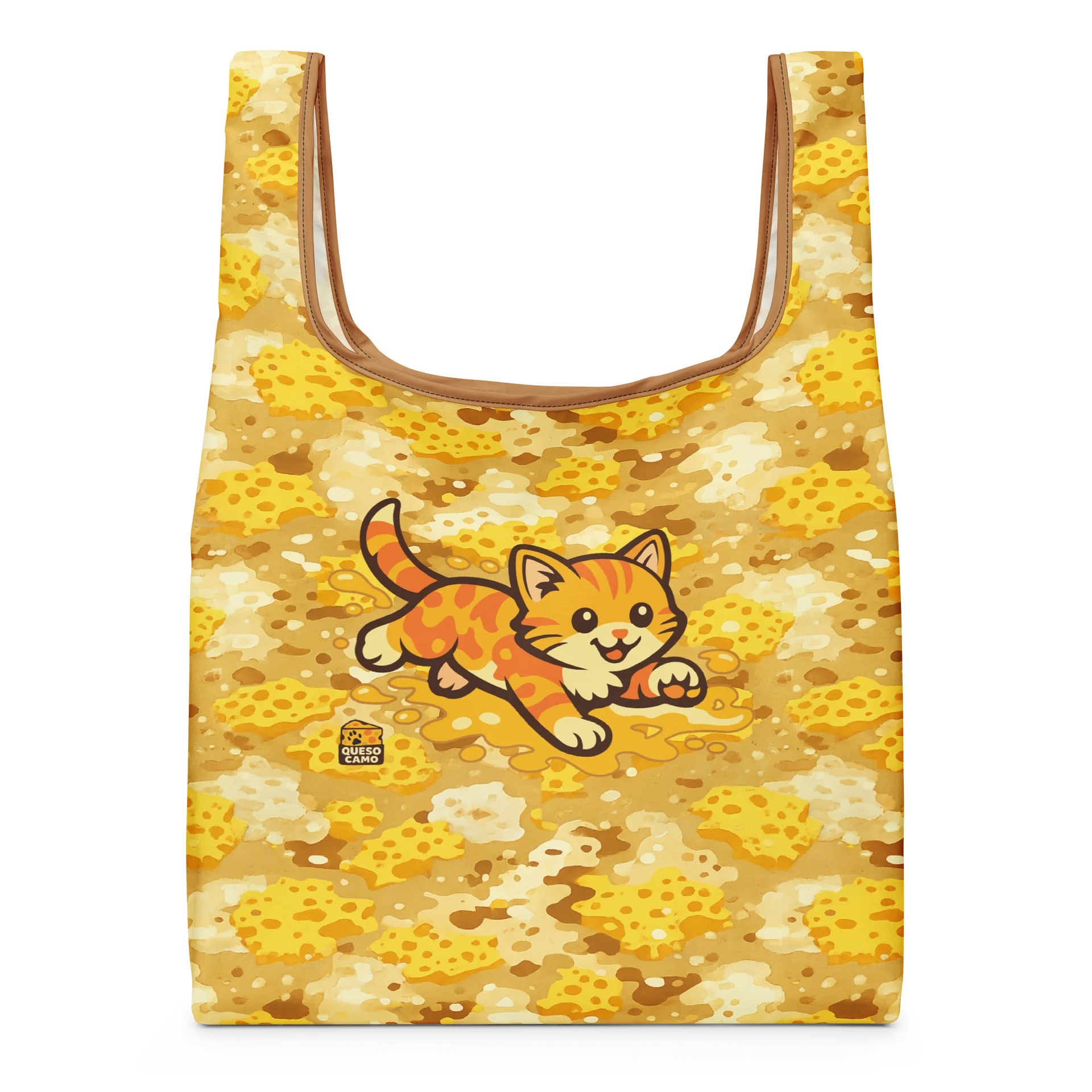 Queso Camo Tote Bag product image (1)