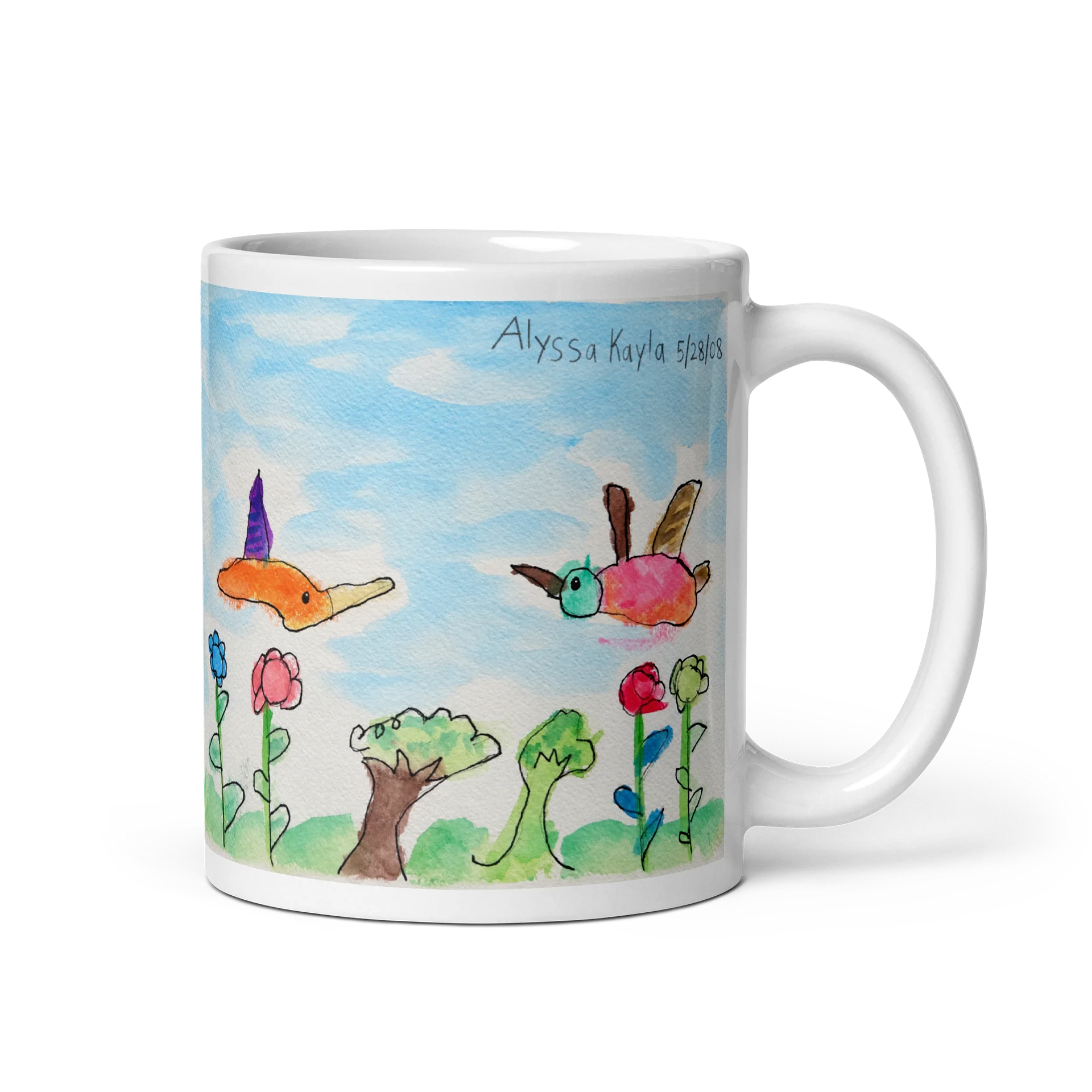 AK’s Birds in Flight Over Paradise Mug product image (1)