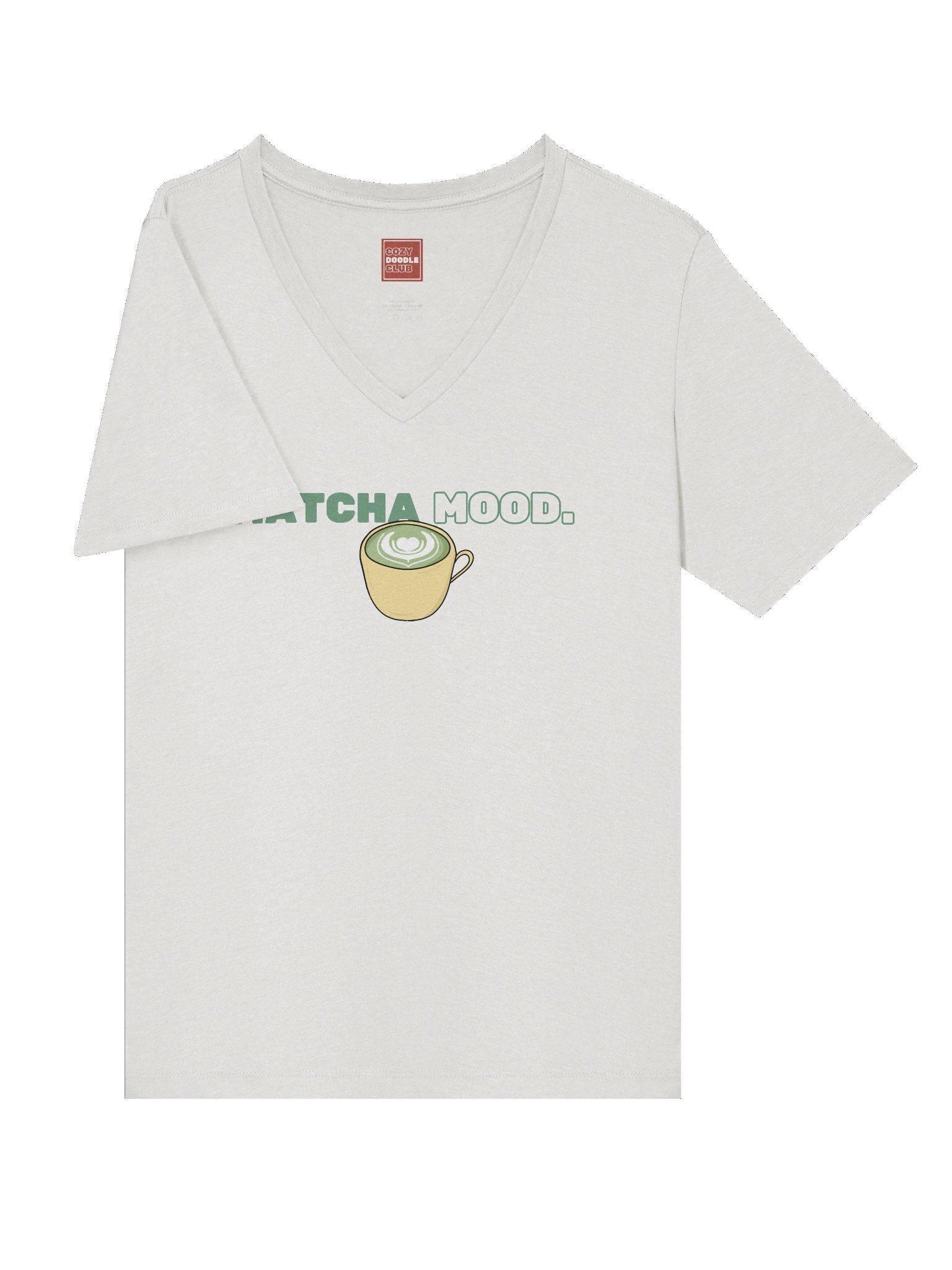 Matcha Mood V-Neck T-Shirt product image (5)