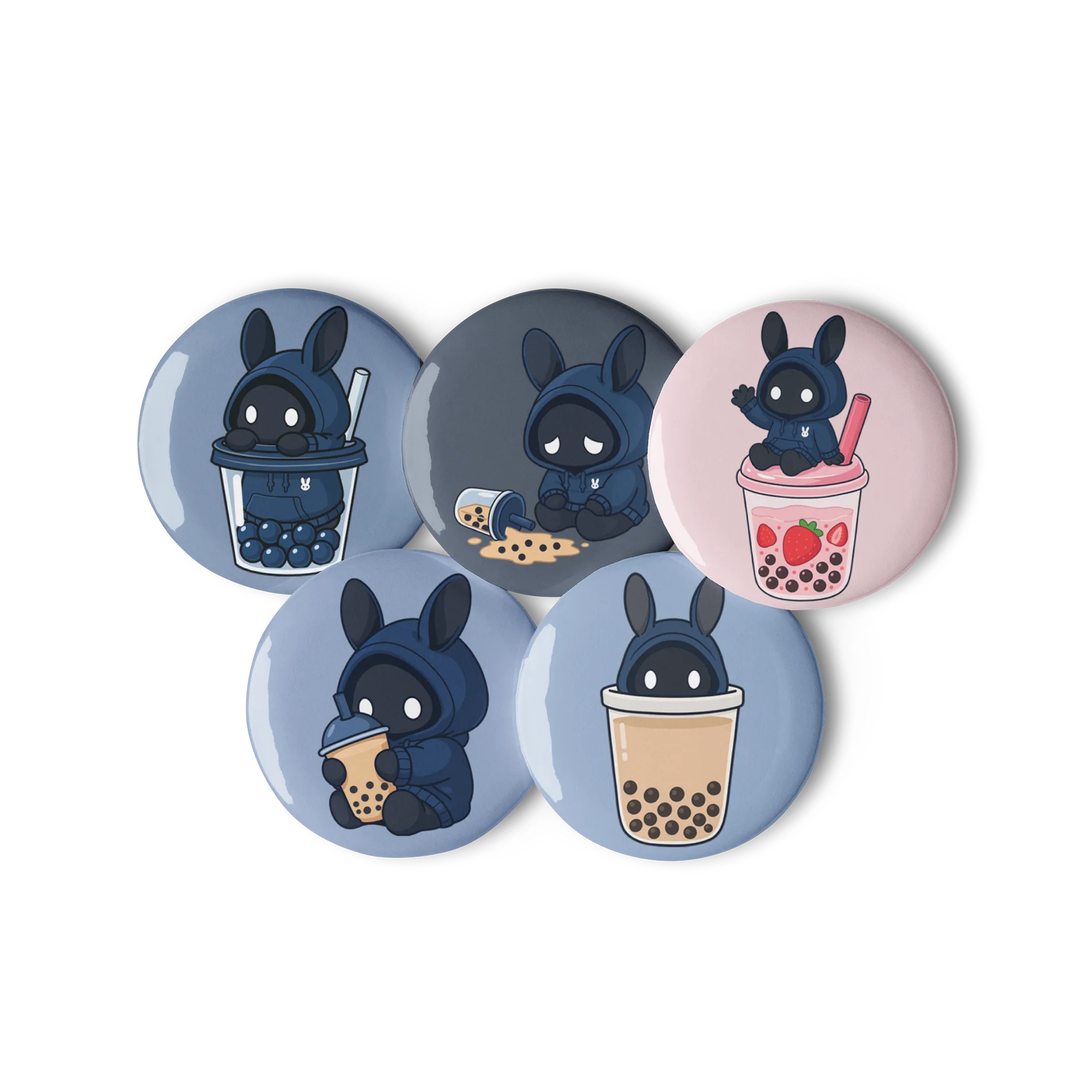 Poochoki Bubble Tea Pin Set product image (2)