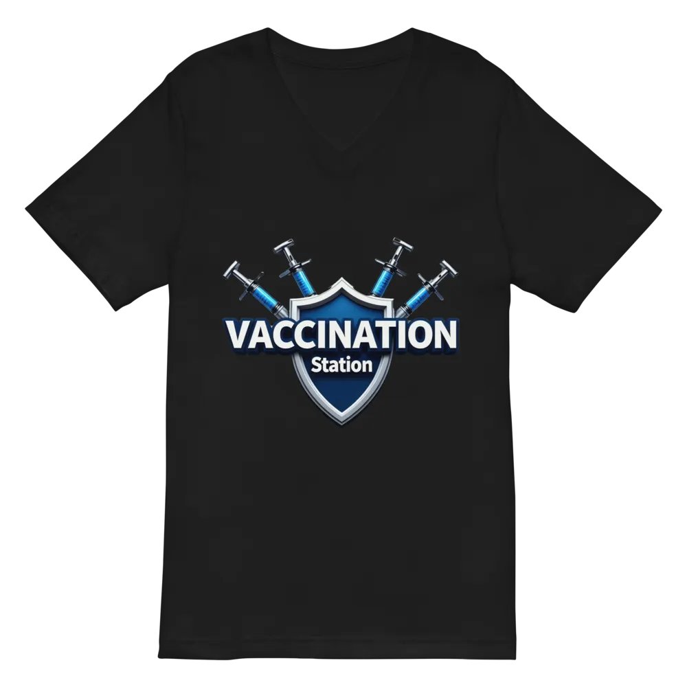 Vaccine Shield V-Neck Tee product image (3)