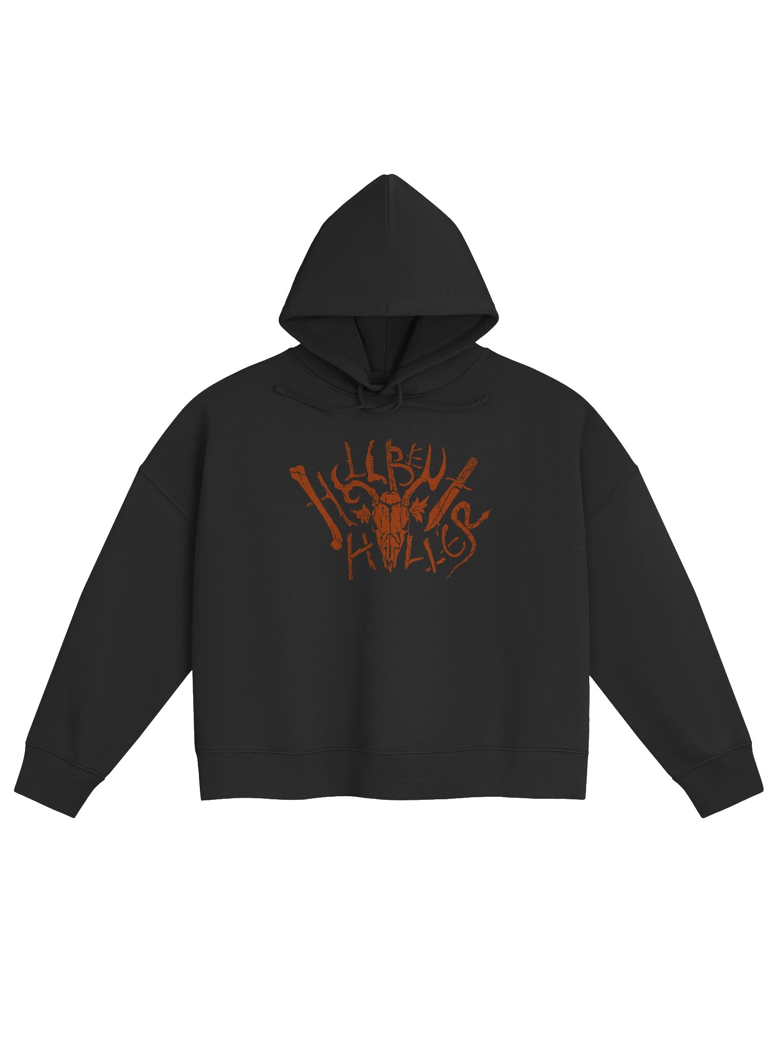 Deer Skull Logo Women's Fit Organic Cotton Hoodie product image (1)