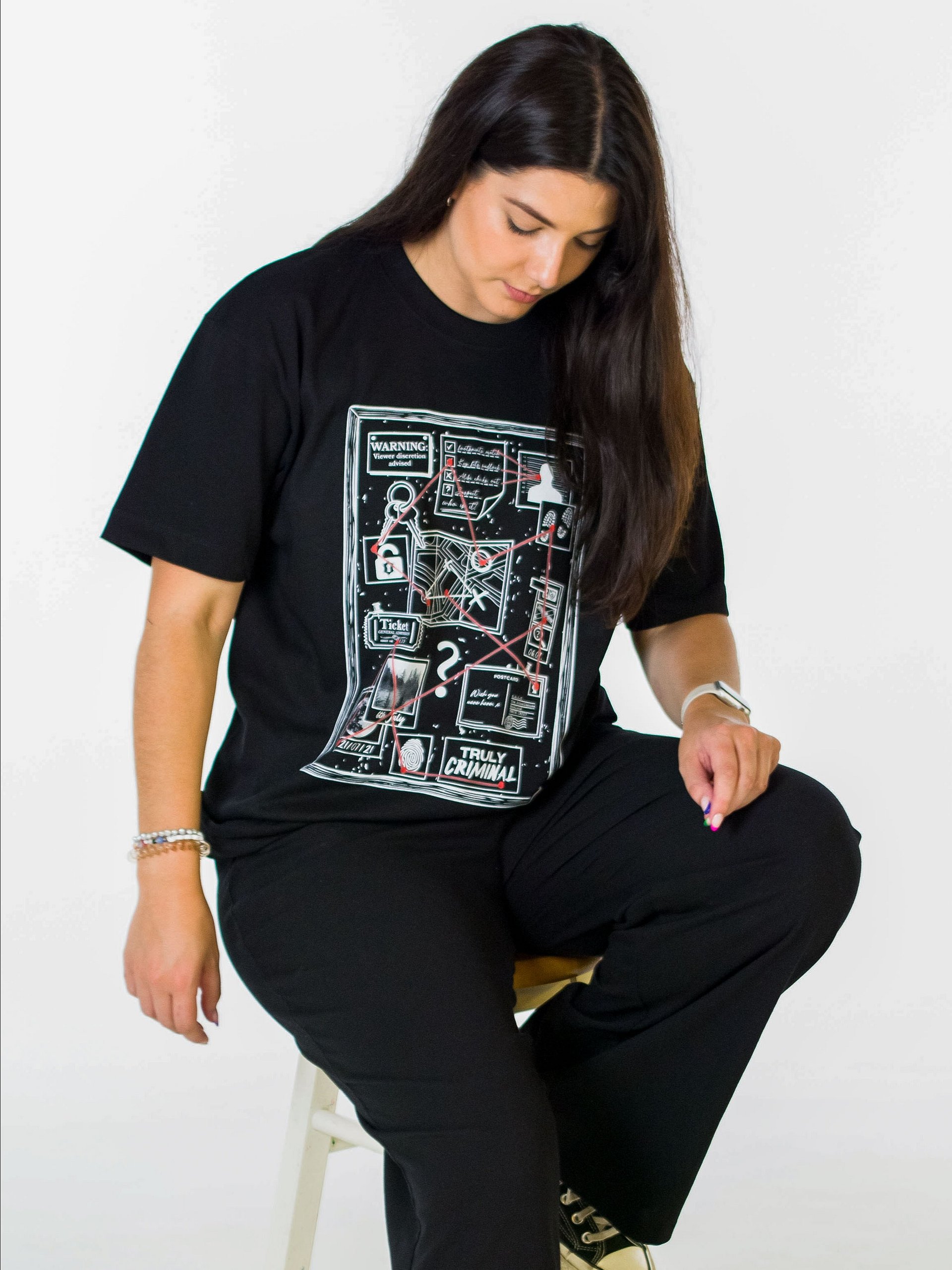 Truly Criminal Evidence Board T-Shirt product image (2)