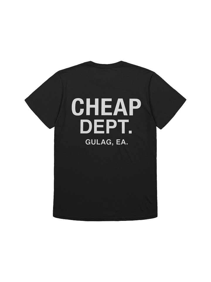 CHEAP DEPT. T-Shirt blk product image (2)