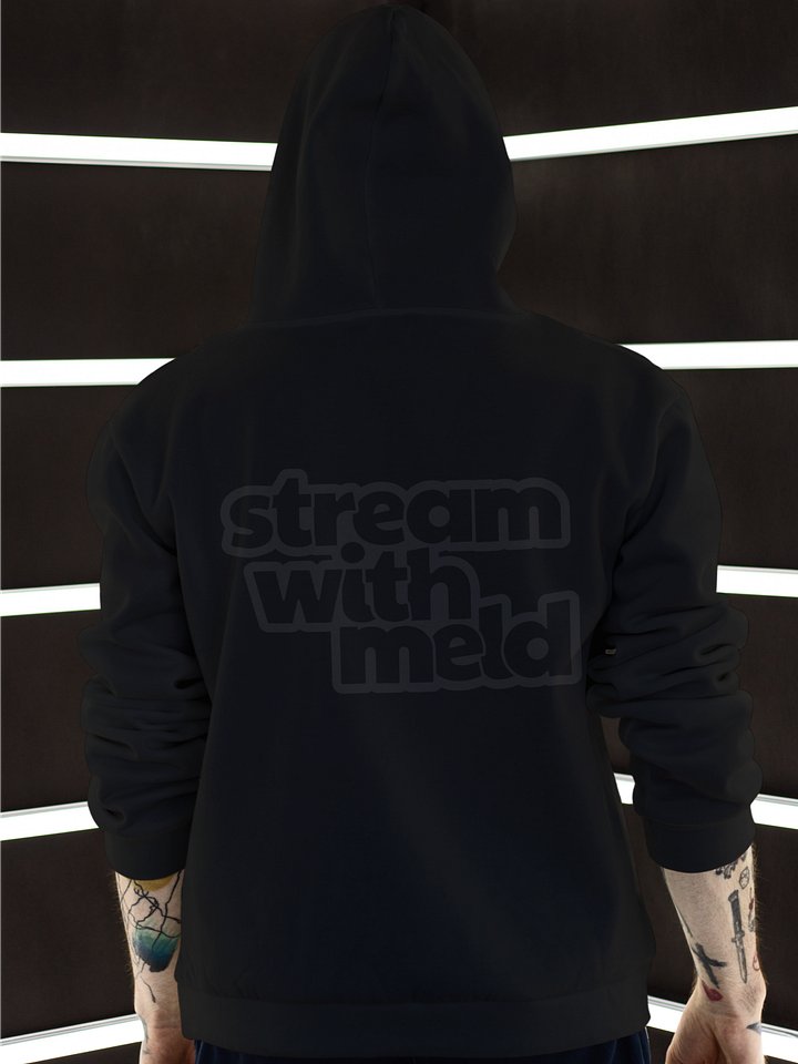 Monochrome Black Hoodie product image (2)