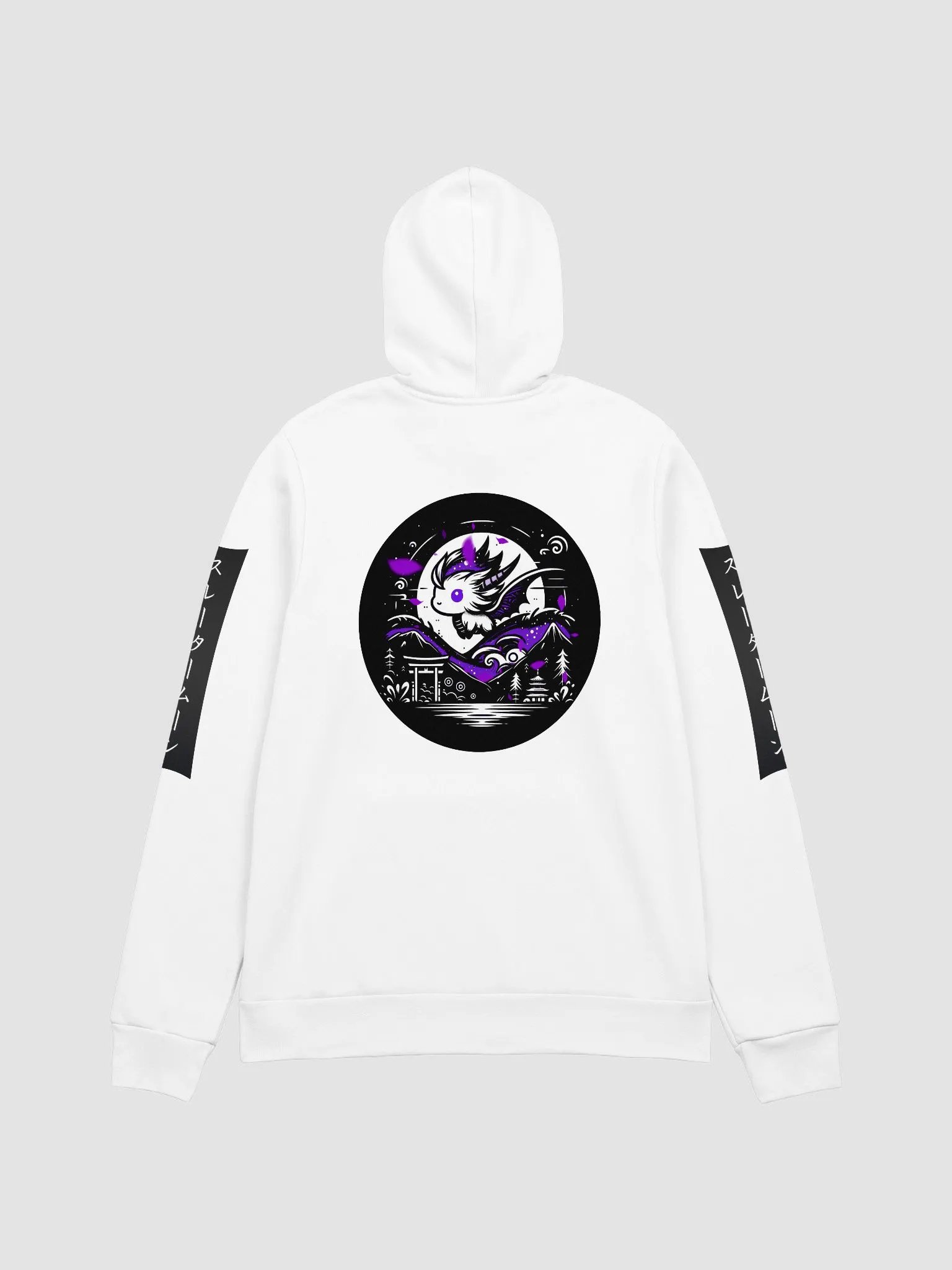 Chibi Zephryus UNISEX Hoodie ( White & Light Colors) product image (2)
