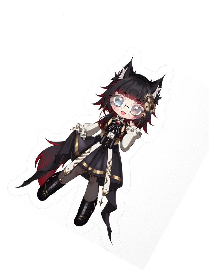⚙︎ Nya chibi sticker! product image (2)