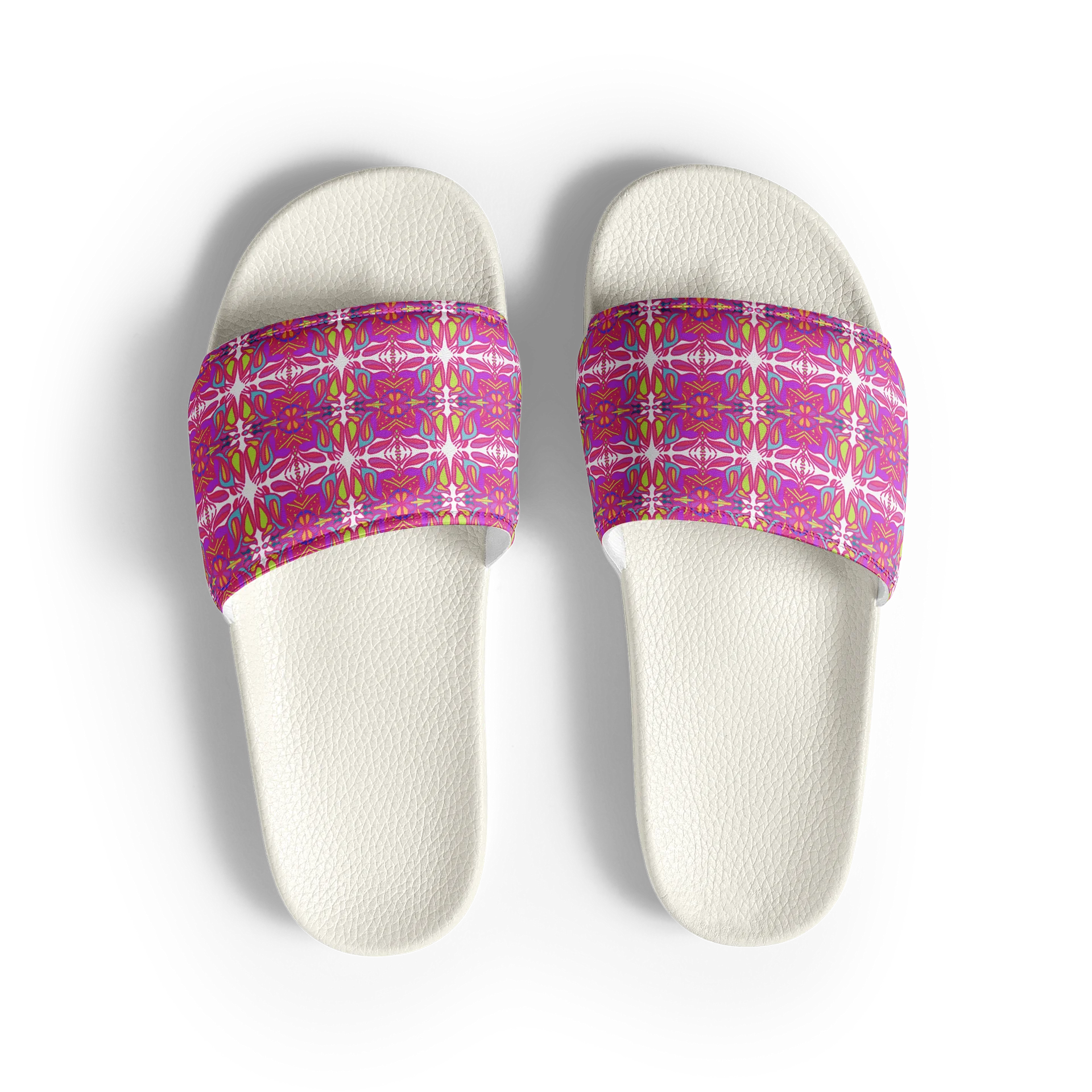 Mellow Magenta Women's Slides (White Background) product image (7)