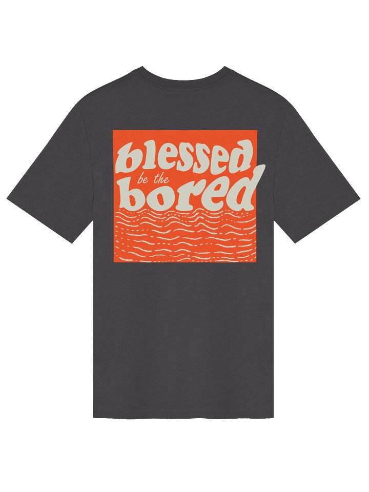 Blessed be the bored Black Slim T-Shirt product image (2)