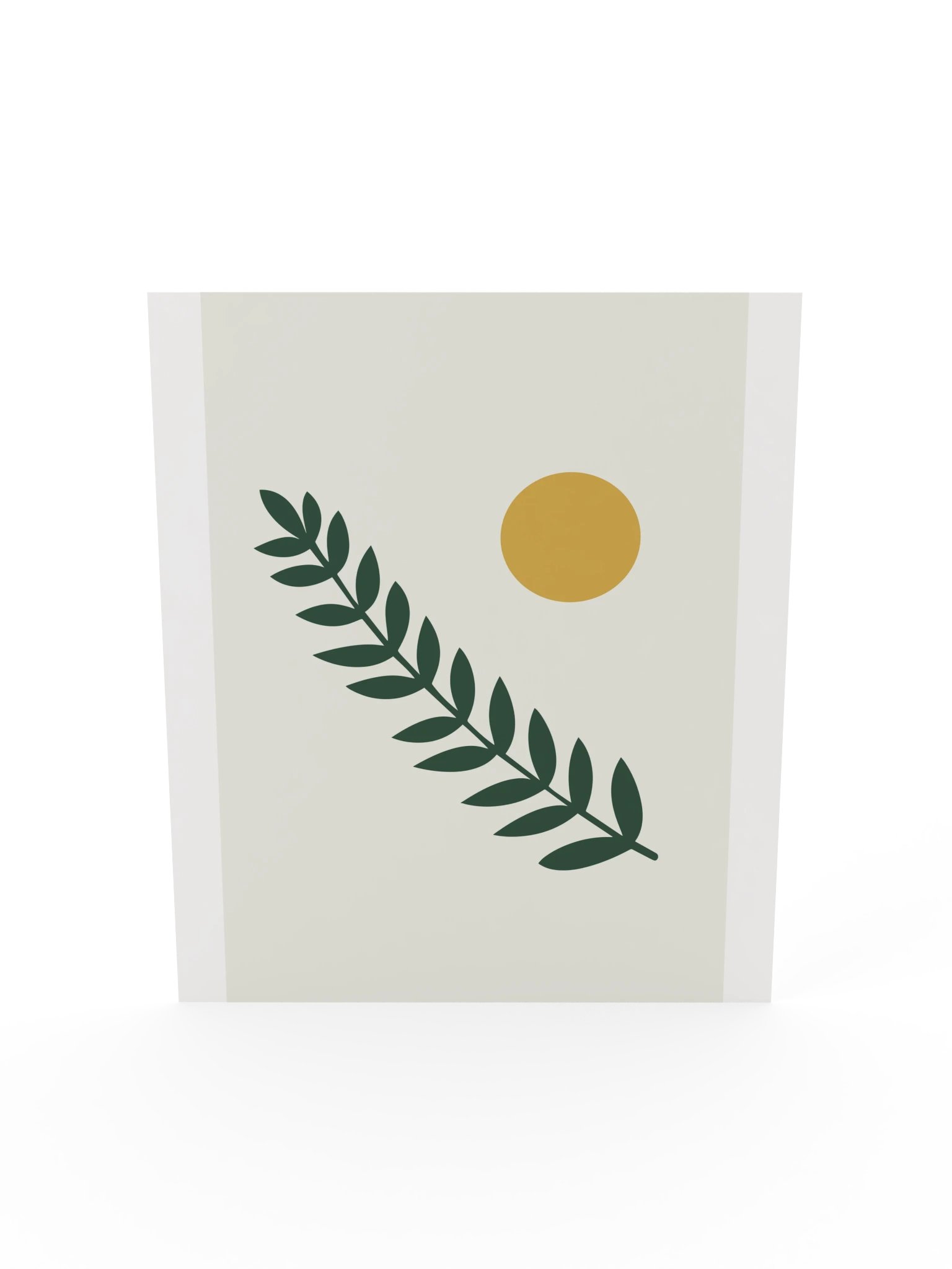 Forest Green Branch Print | Botanical Bathroom Wall Art product image (7)