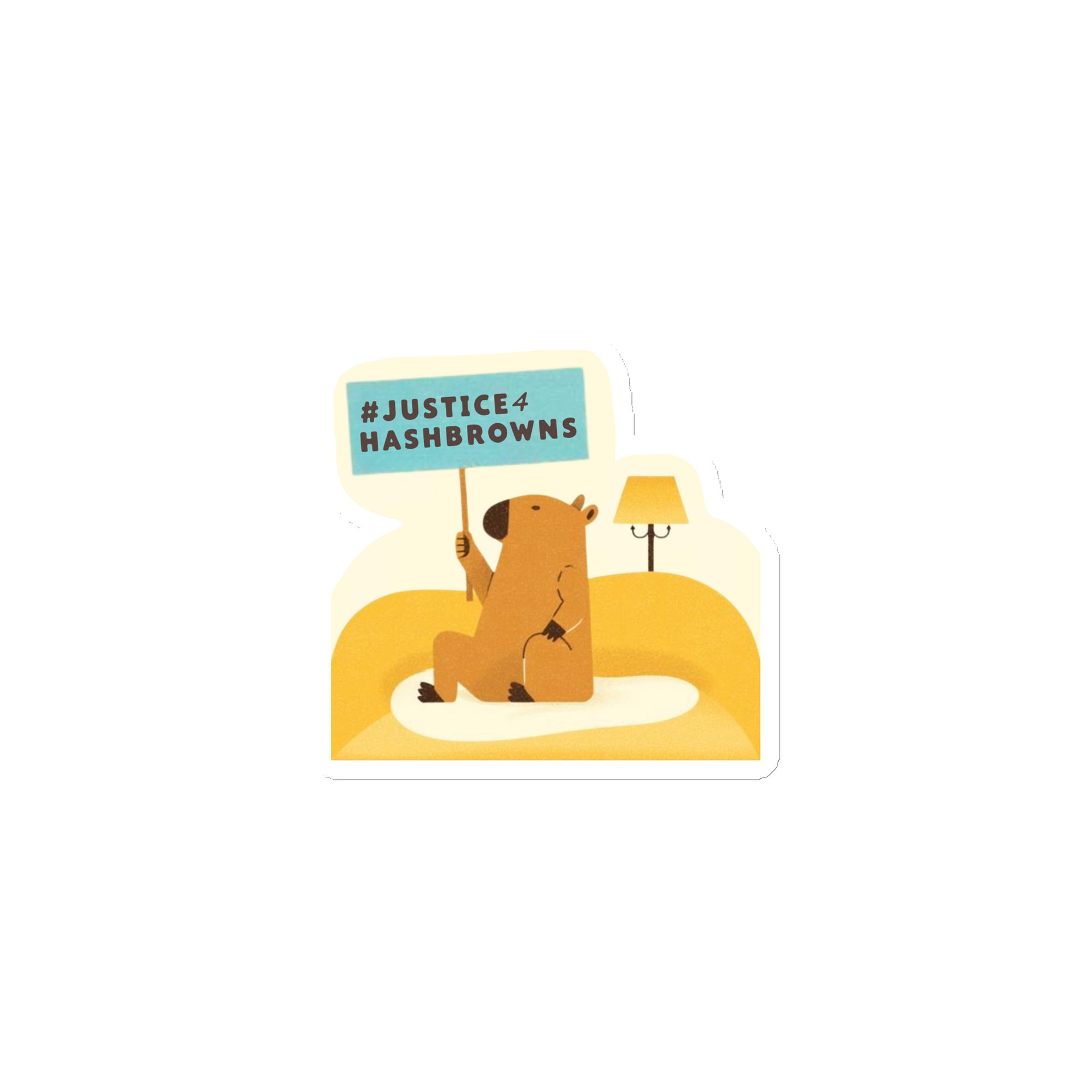 #justice4hashbrowns magnet product image (1)