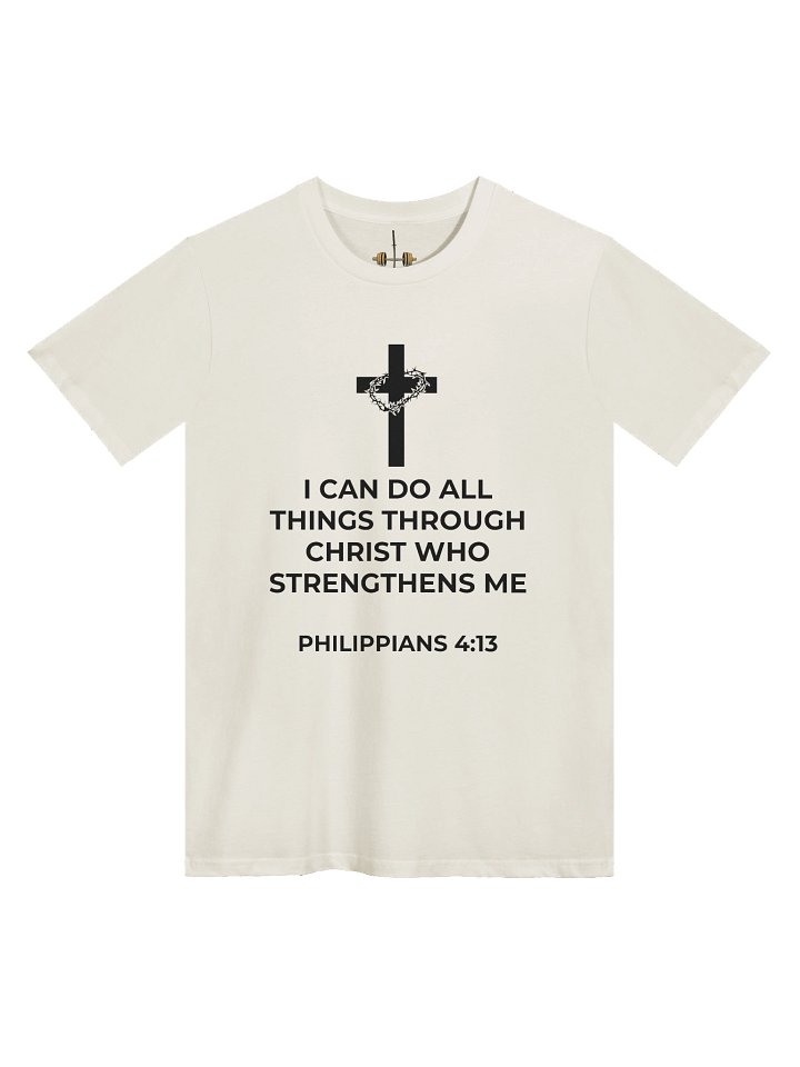 Philippians 4:13 Unisex Tee [Dark] product image (11)