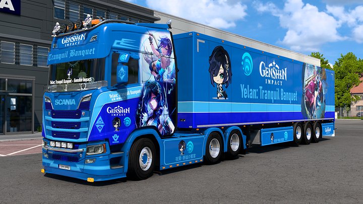 [ETS2] Yelan (Tranquil Banquet) - Genshin Impact [Combo Skin] product image (2)