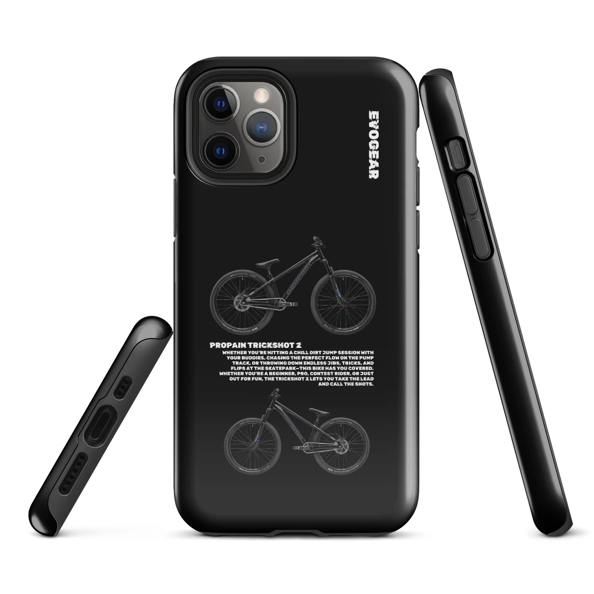 Black Propain Trickshot 2 iPhone Case product image (3)