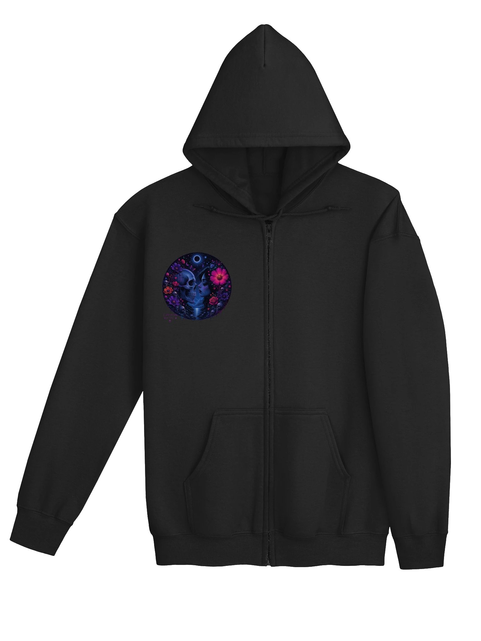 Inappropriate Rantings Skull & Cosmic Zip Hoodie product image (13)
