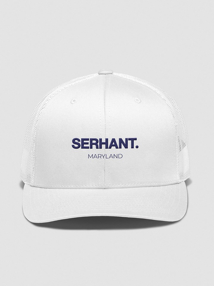 SERHANT. Maryland White Trucker Hat product image (1)